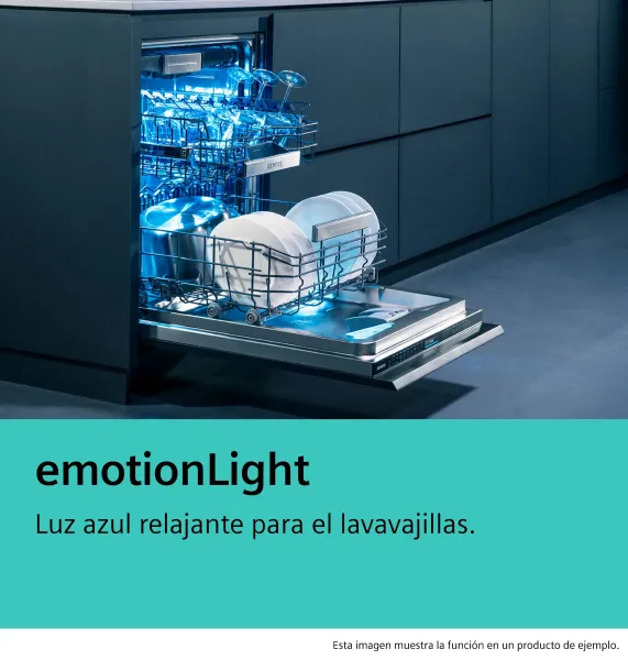 SIEMENS SX65ZX17CE LAVAVAJILLAS INTEGRABLE 60CM 3ª BANDEJA 14 SERVICIOS 40dB B Home Connect Altura 86,5cm - 3