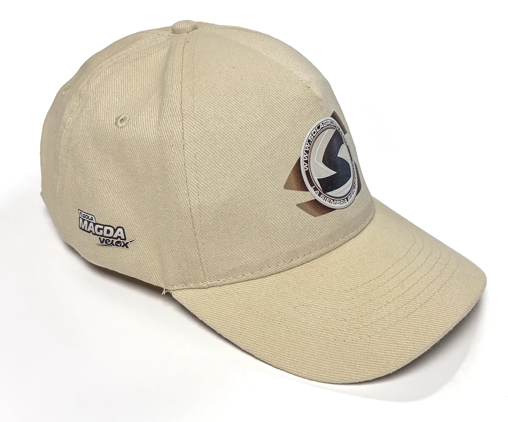 GORRA BEIGE CON ESCUDO BORDADO (duplicate) - 