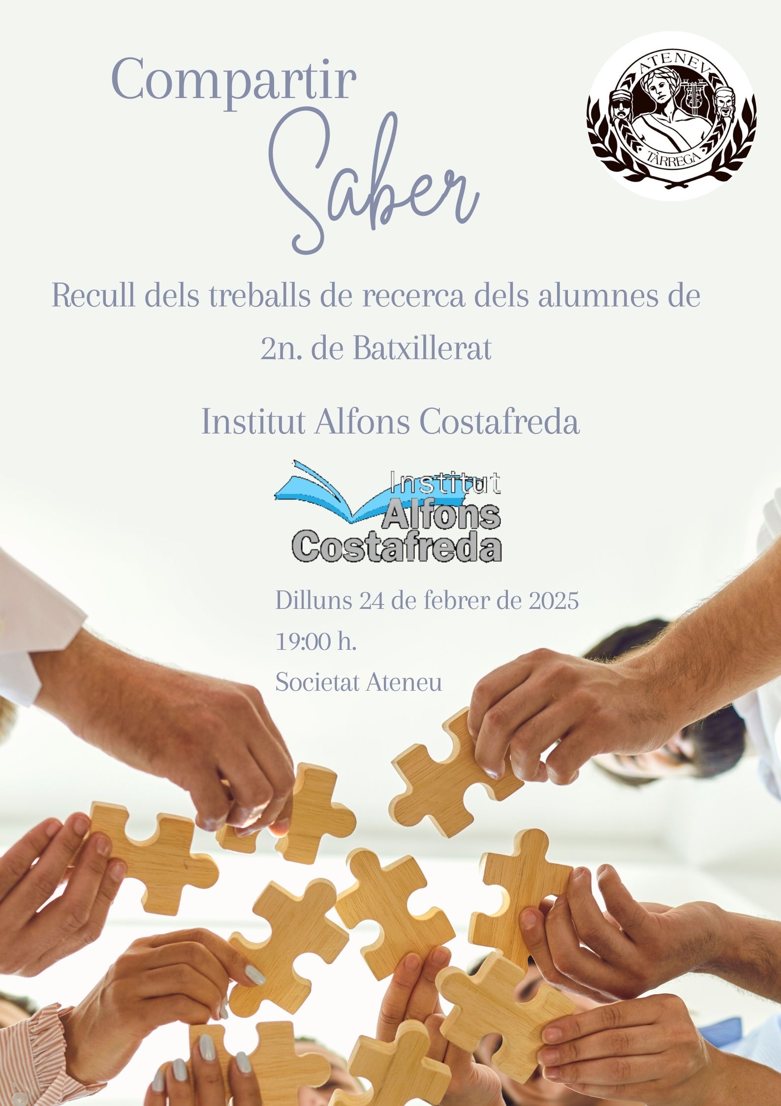 Compartir Saber a càrrec de l'Institut Alfons Costafreda