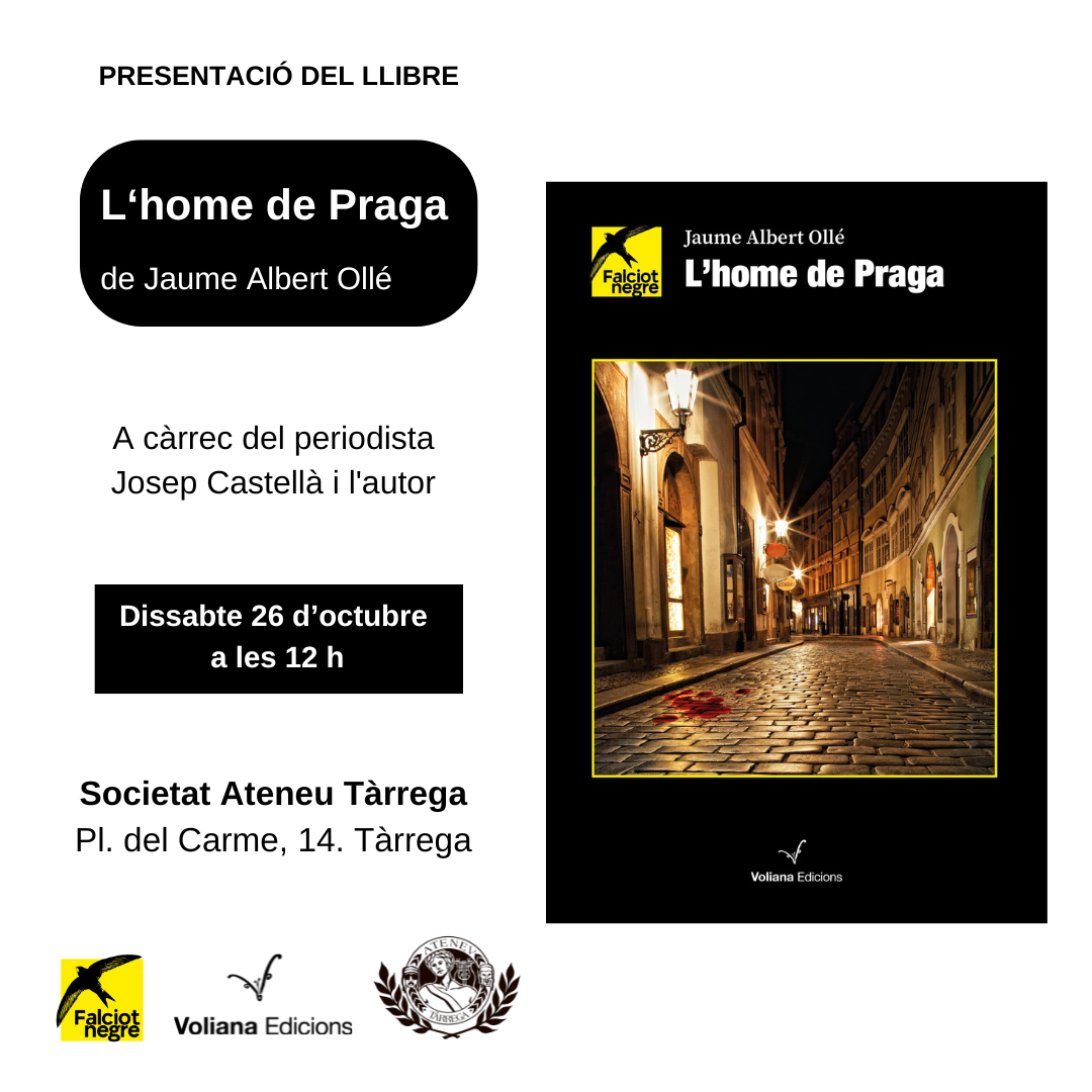 Presentació del llibre “L’home de Praga”