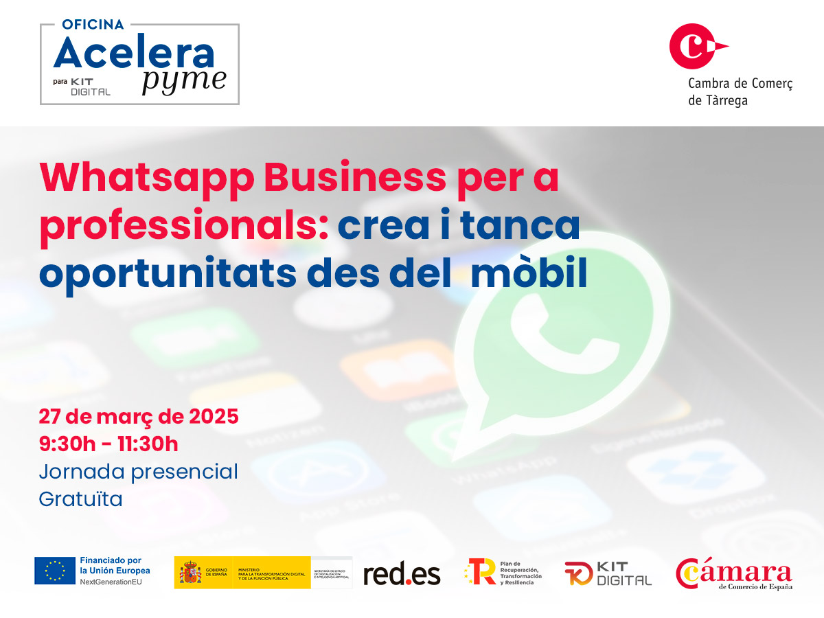 Whatsapp Business per a professionals: crea i tanca oportunitats des del mòbil