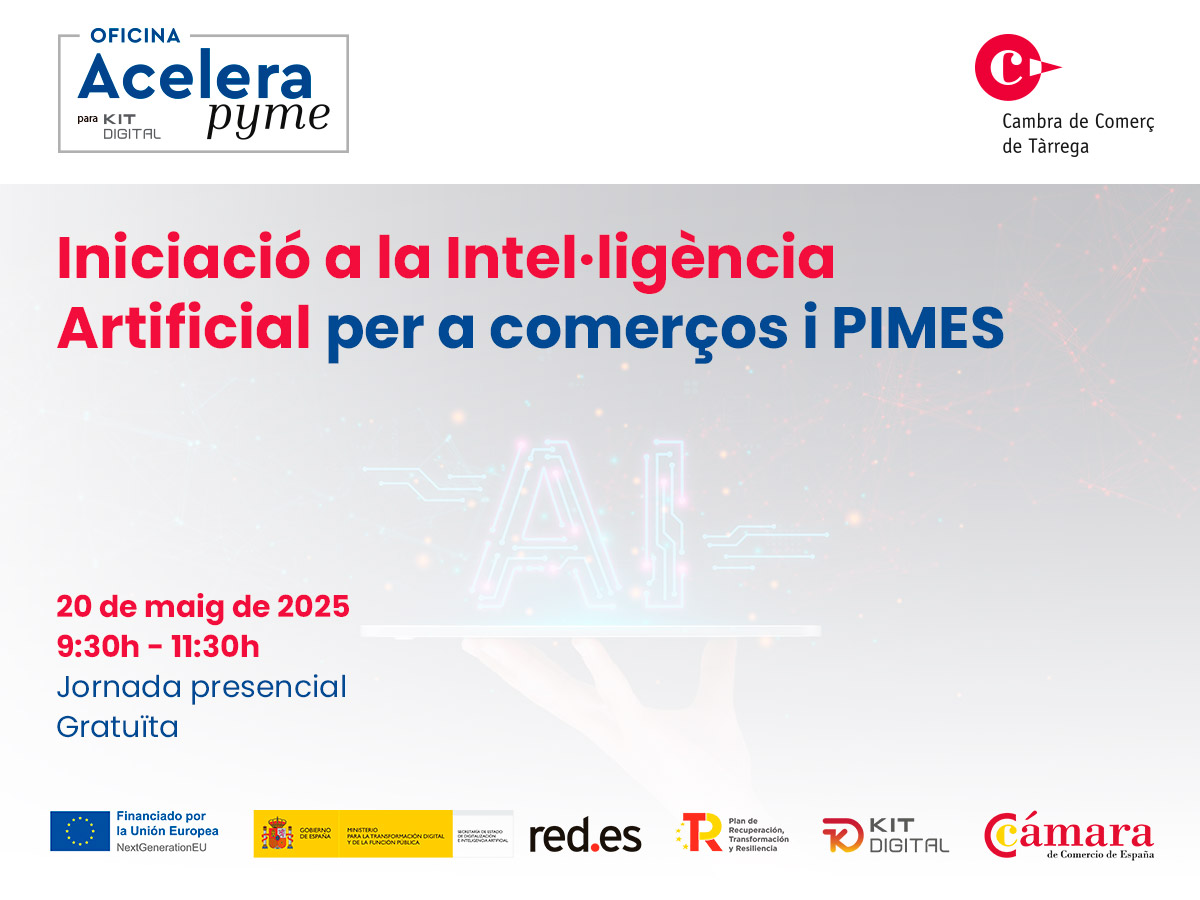 Iniciació a la Intel·ligència Artificial per a comerços i PIMES