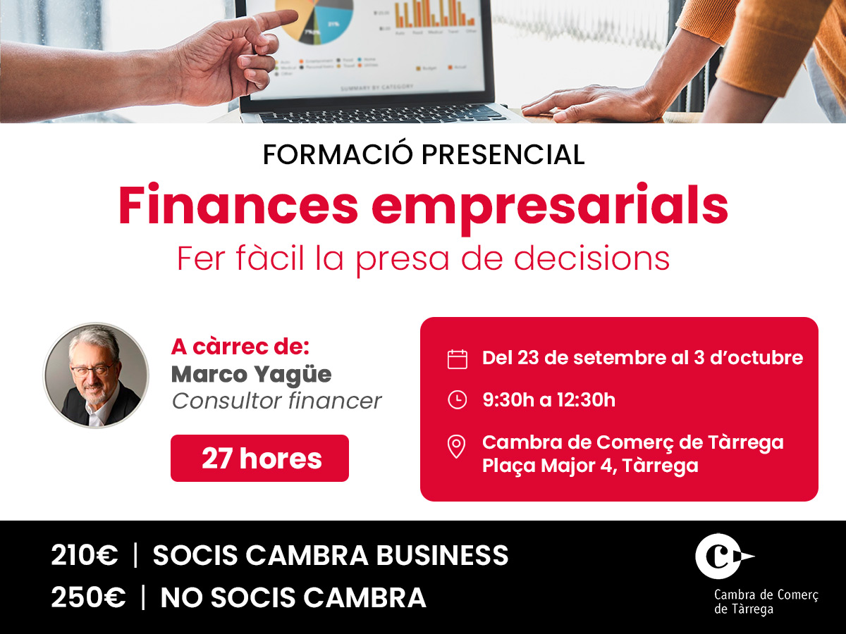 Jornada Finances Empresarials