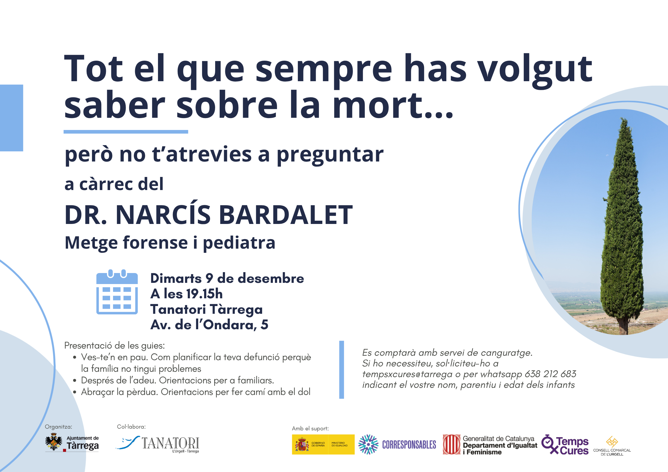 Conferència Tot el que sempre has volgut saber sobre la mort... però no t’atrevies a preguntar