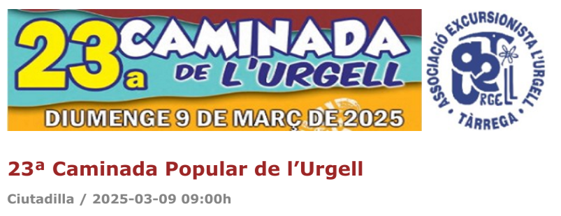 Caminada de l'Urgell