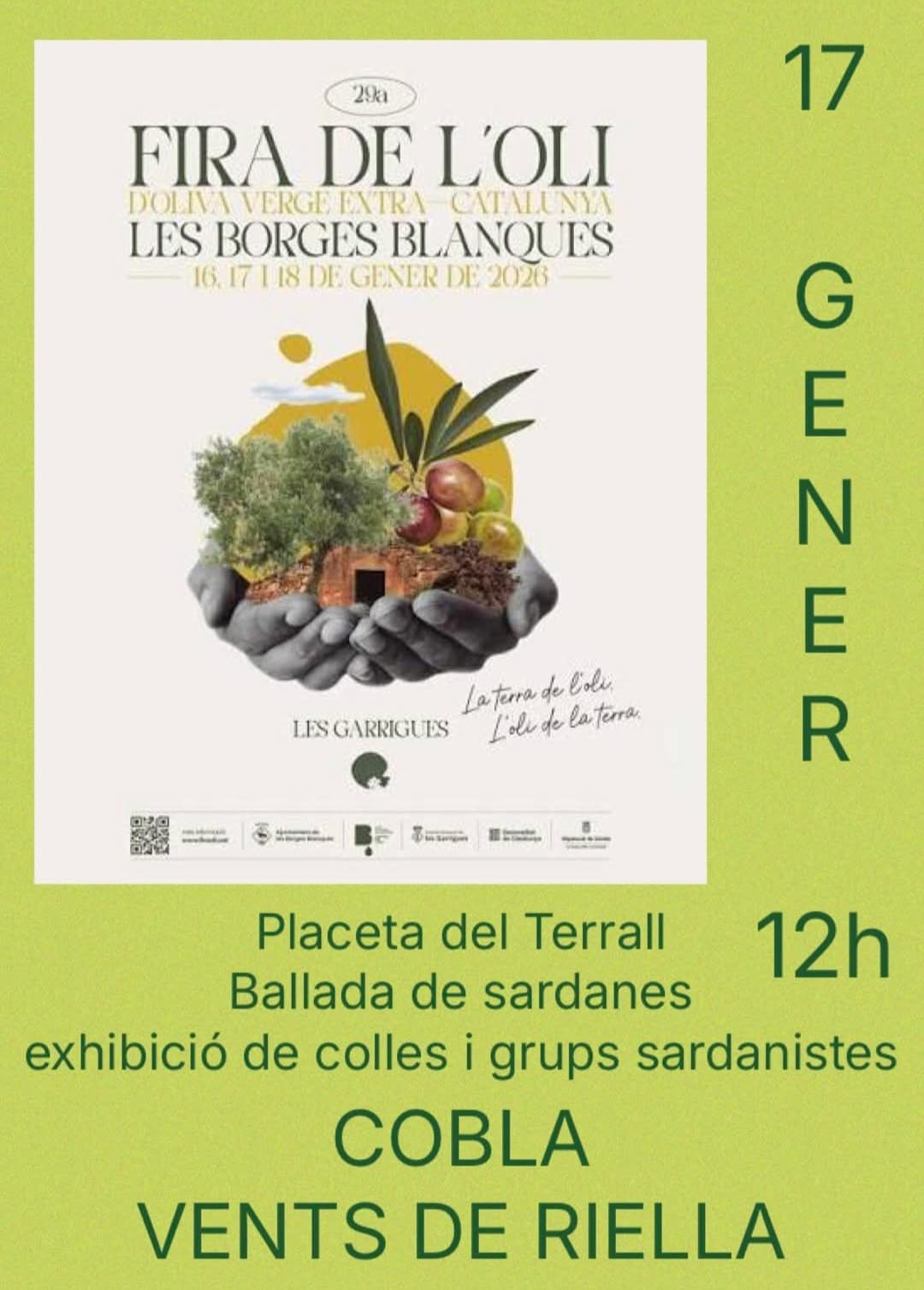 Sardanes a la Fira de l'oli de Borges