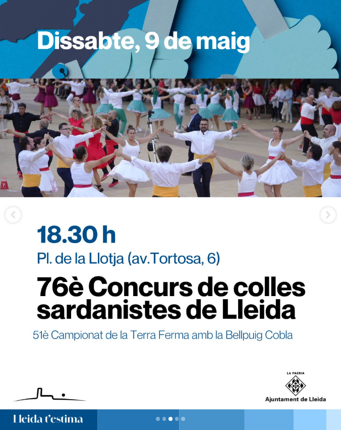 76è Concurs de colles sardanistes de Lleida