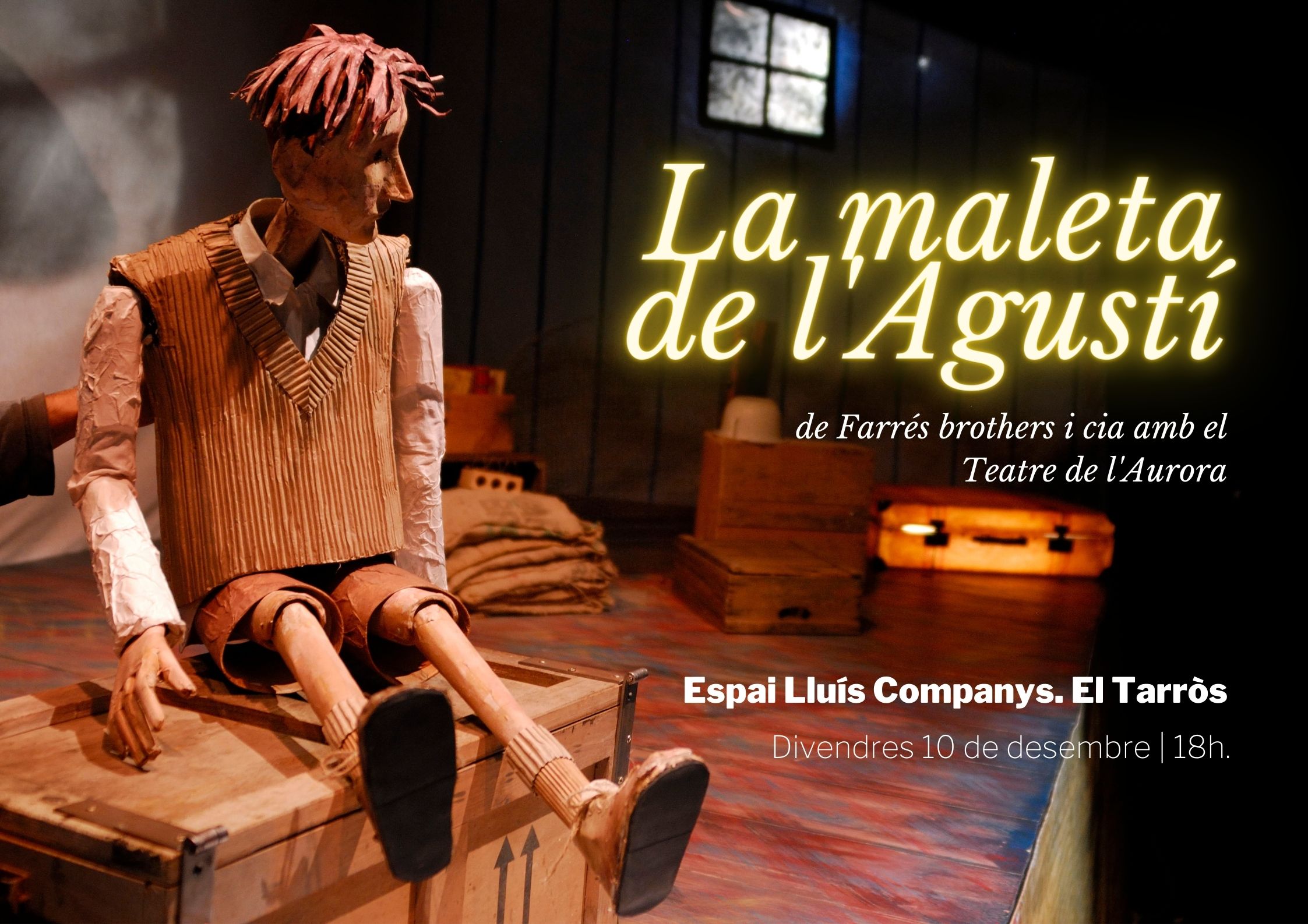 Celebració Dia dels Drets Humans amb teatre: La maleta d'Agustí