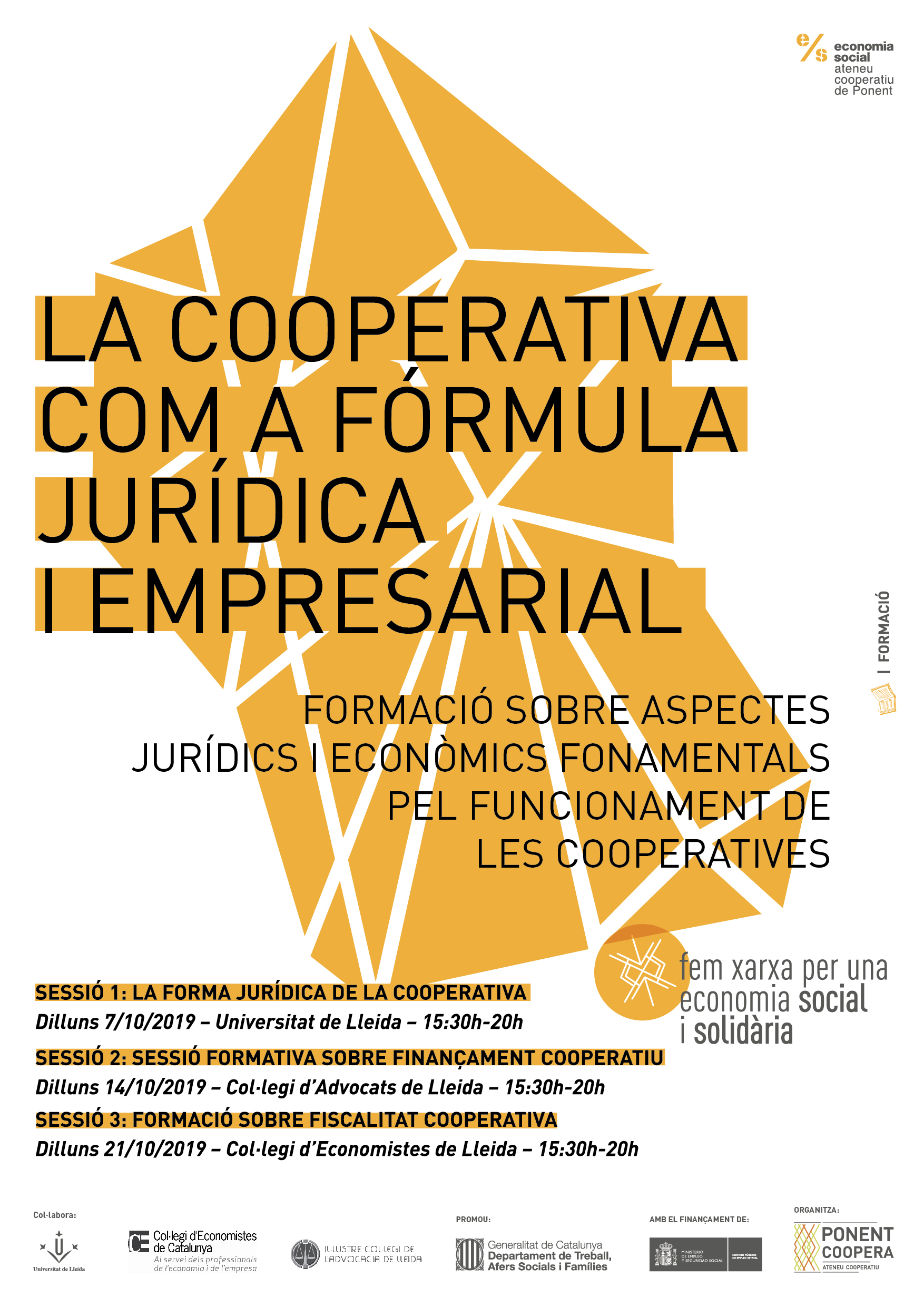 Formació La cooperativa com a fórmula jurídica i empresarial. Sessió 1