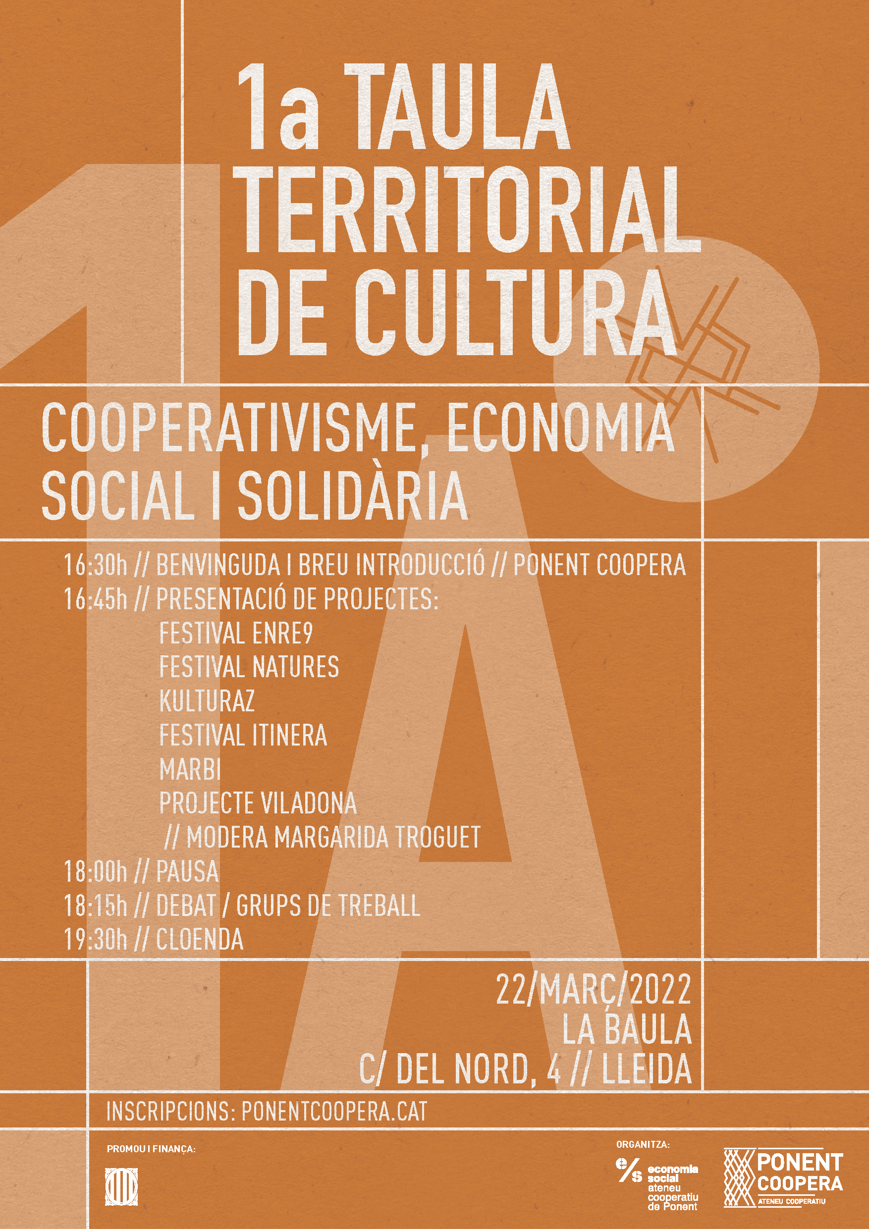 I Taula Territorial de Cultura: Cooperativisme, Economia Social i Solidària