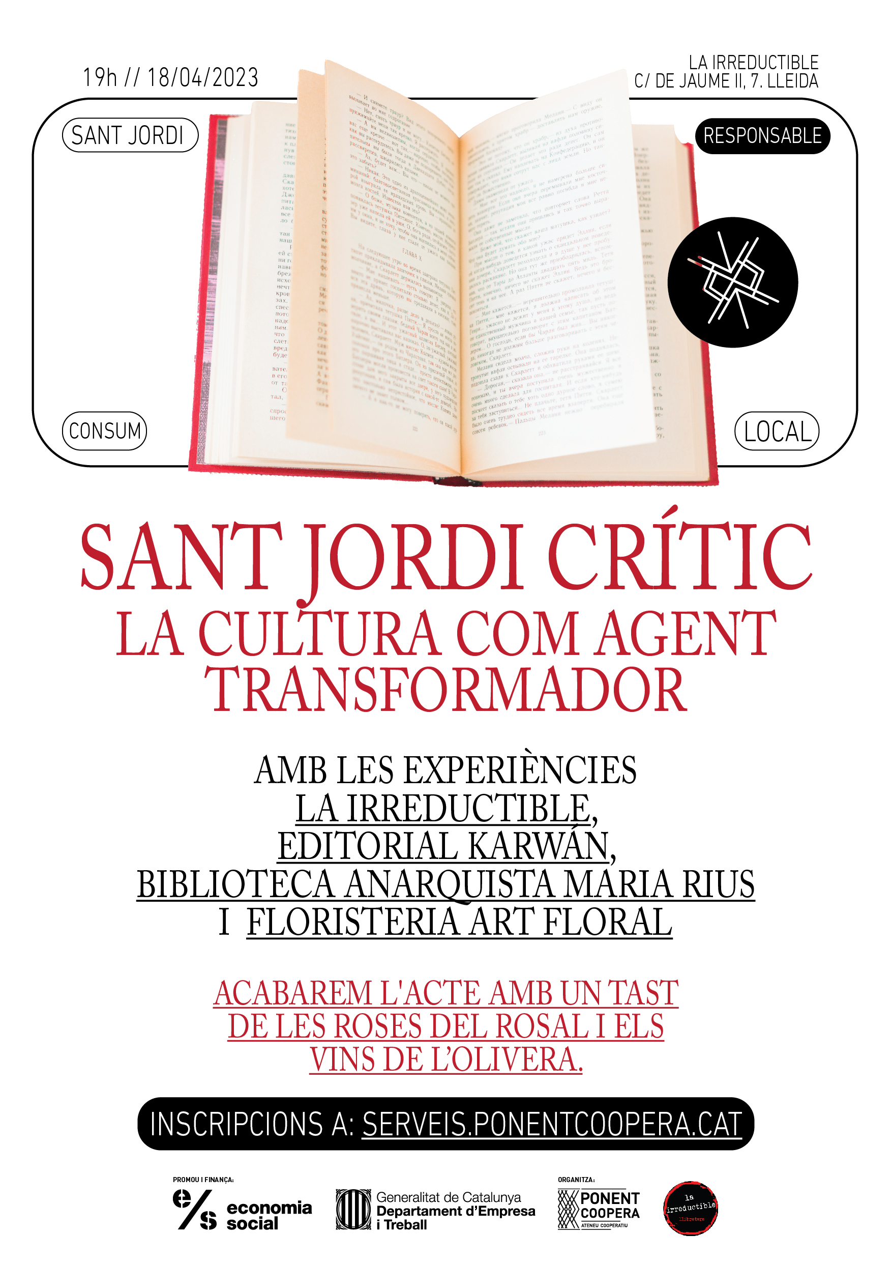Sant Jordi Crític. La cultura com a agent transformador