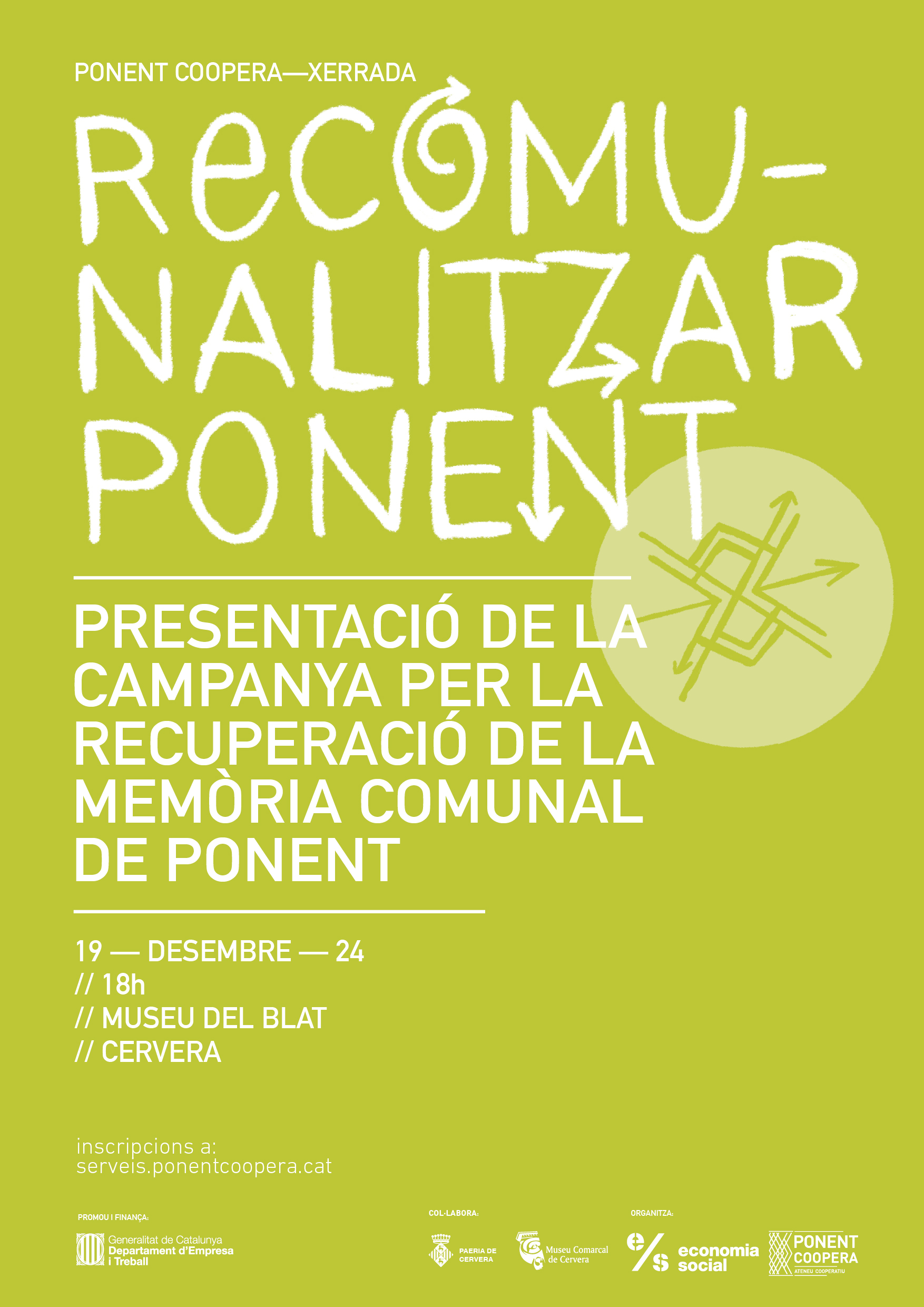 Presentació de la campanya Recomunalitzar Ponent