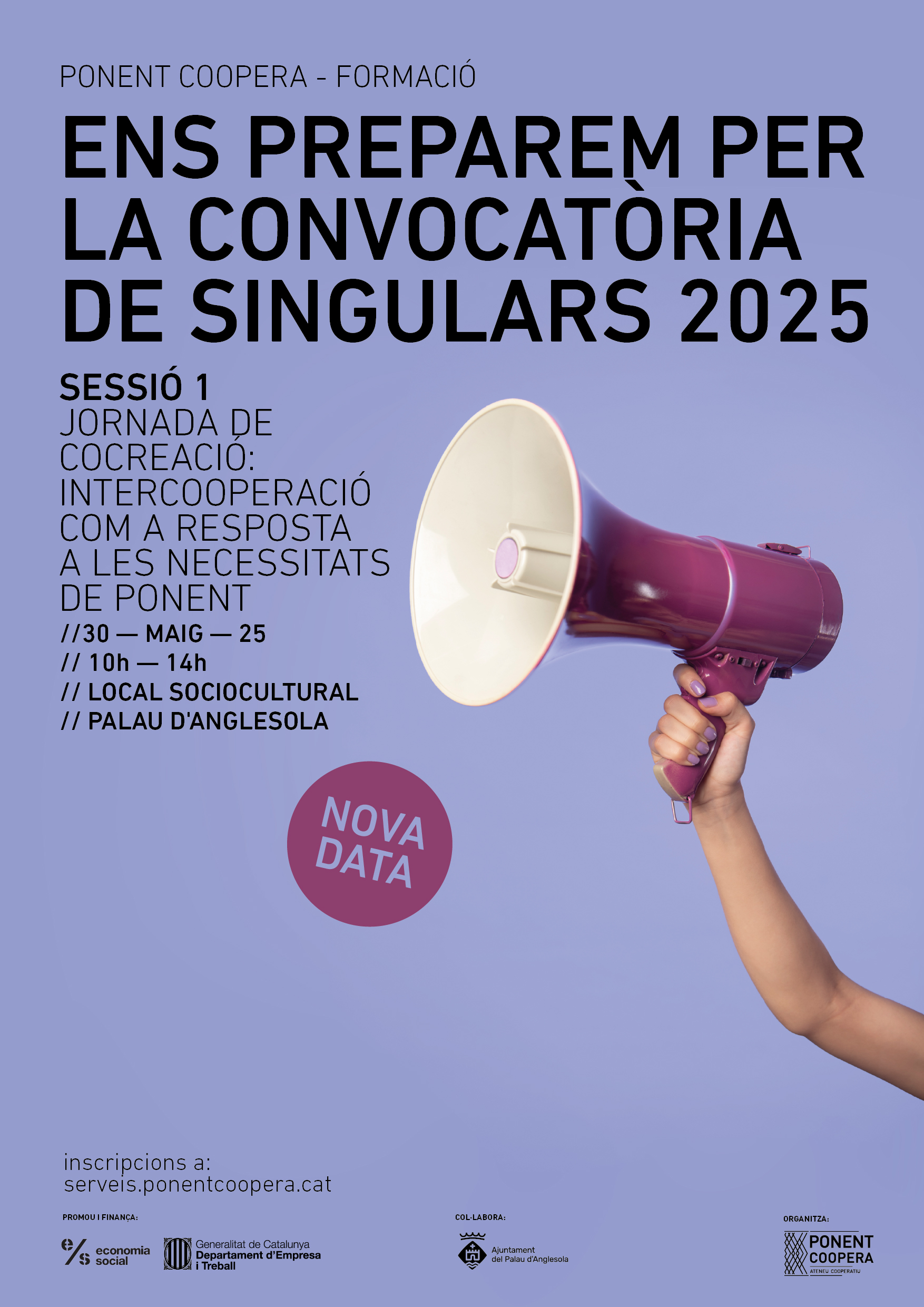 Jornada de cocreació: Intercooperació com a resposta a les necessitats de Ponent