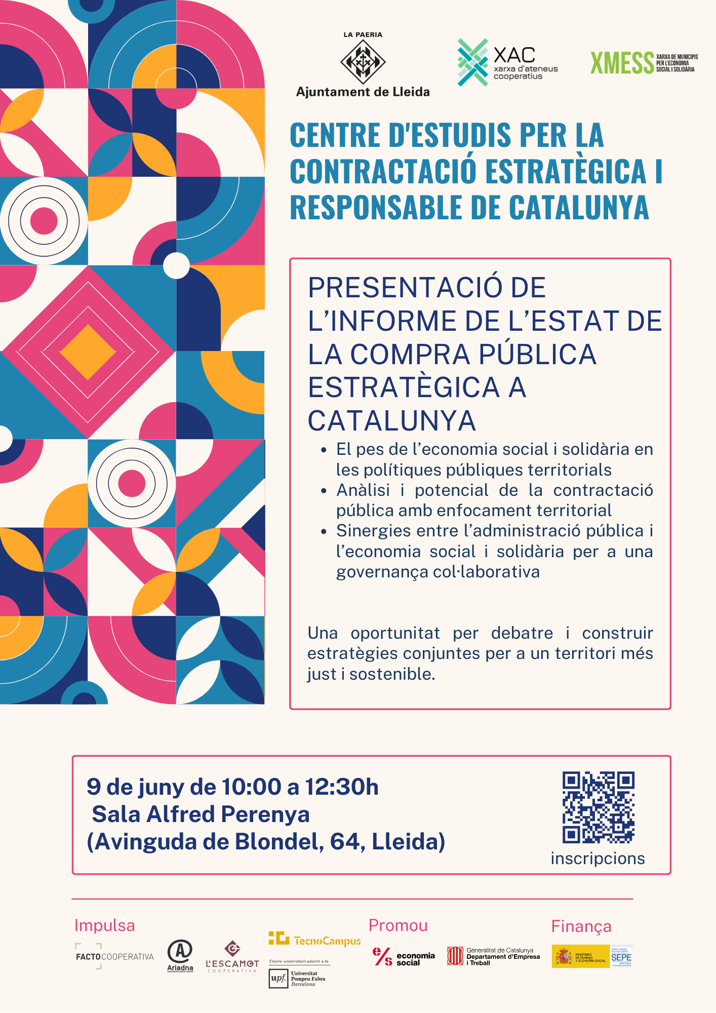 Acte de llançament del Centre d'Estudis per la Contractació Estratègica i Responsable de Catalunya per administracions