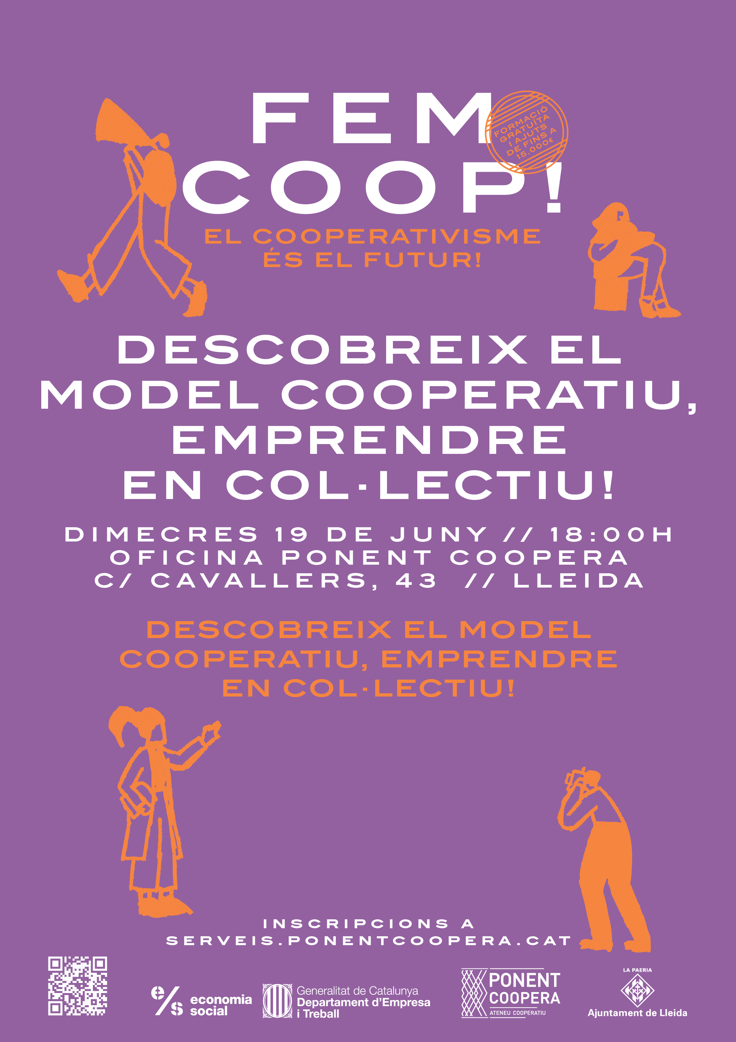 Descobreix el model cooperatiu, emprendre en col·lectiu!
