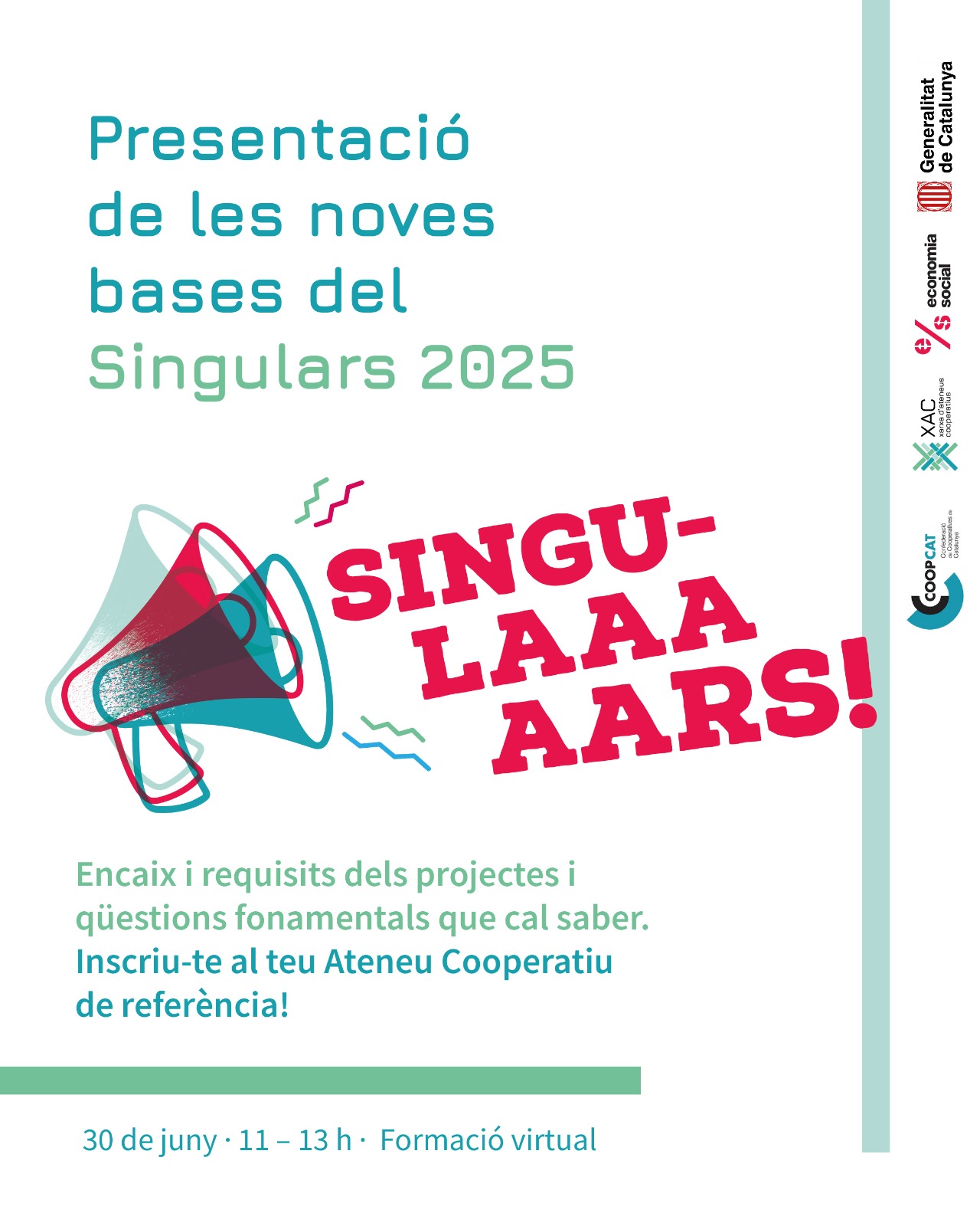 Presentació de les bases del Singulars 2025
