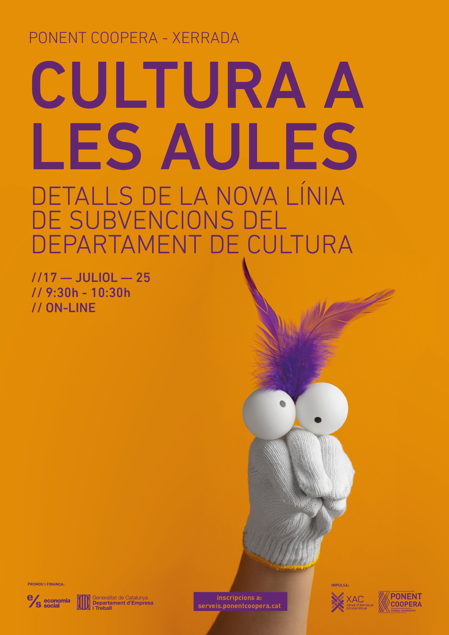 Cultura a les aules: detalls de la nova línia de subvencions del Departament de Cultura