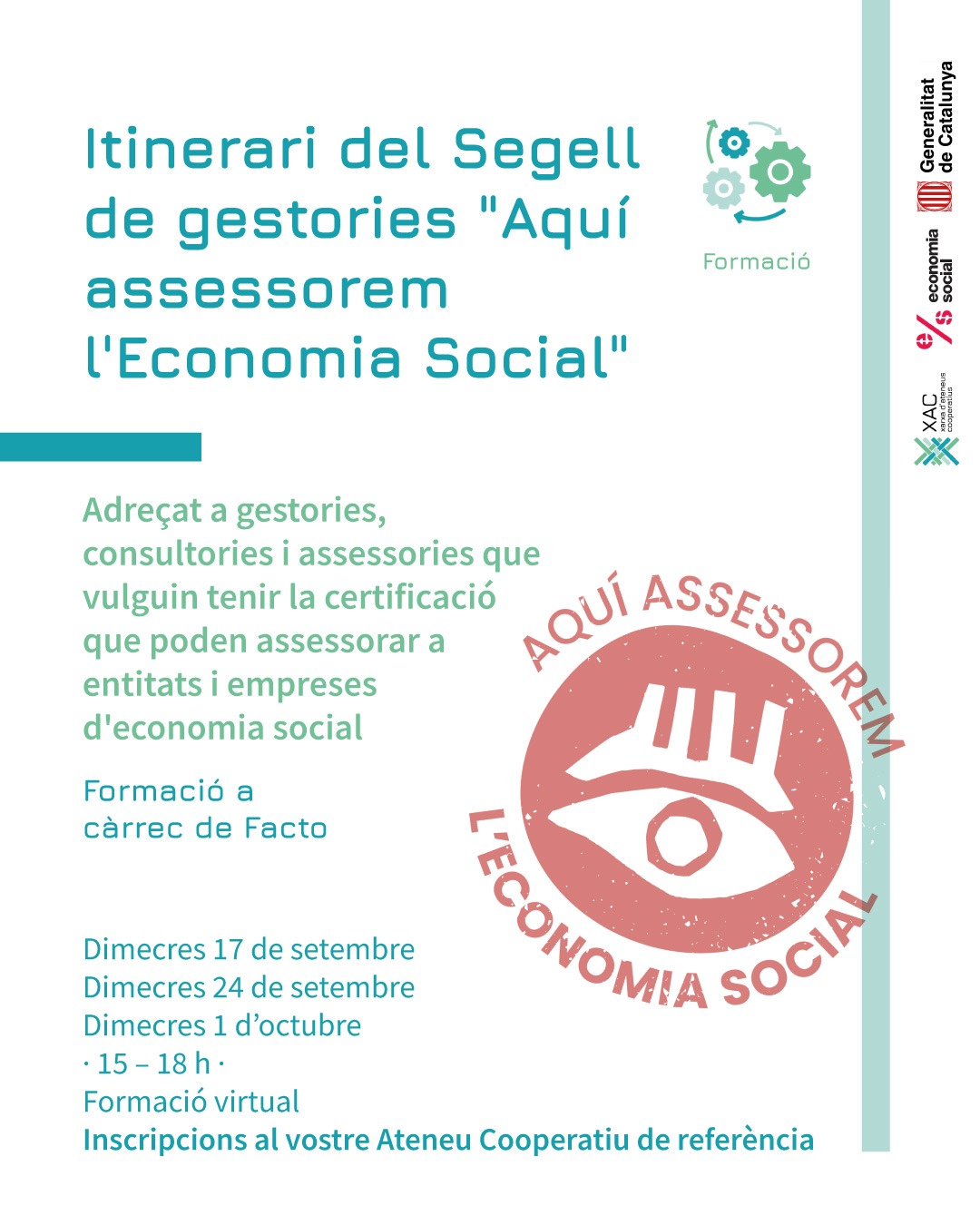 Itinerari del segell "Aquí assessorem l'Economia Social"