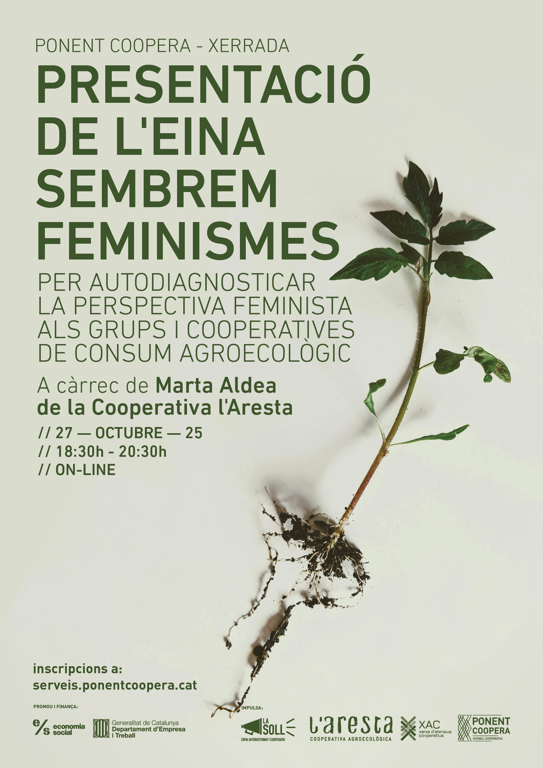 Presentació de l'eina "Sembrem Feminismes" [Formació per a grups i cooperatives de consum]