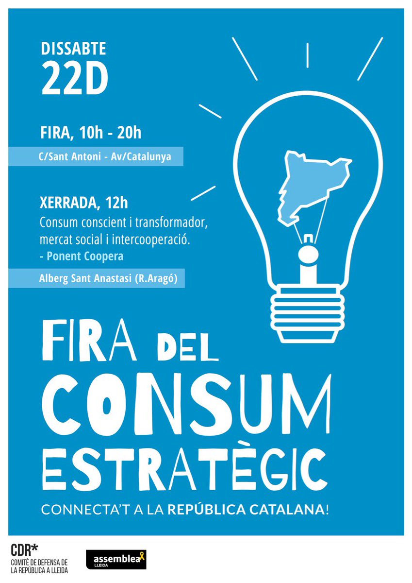 Xerrada sobre Consum conscient i transformador a la Fira del Consum Estratègic de Lleida
