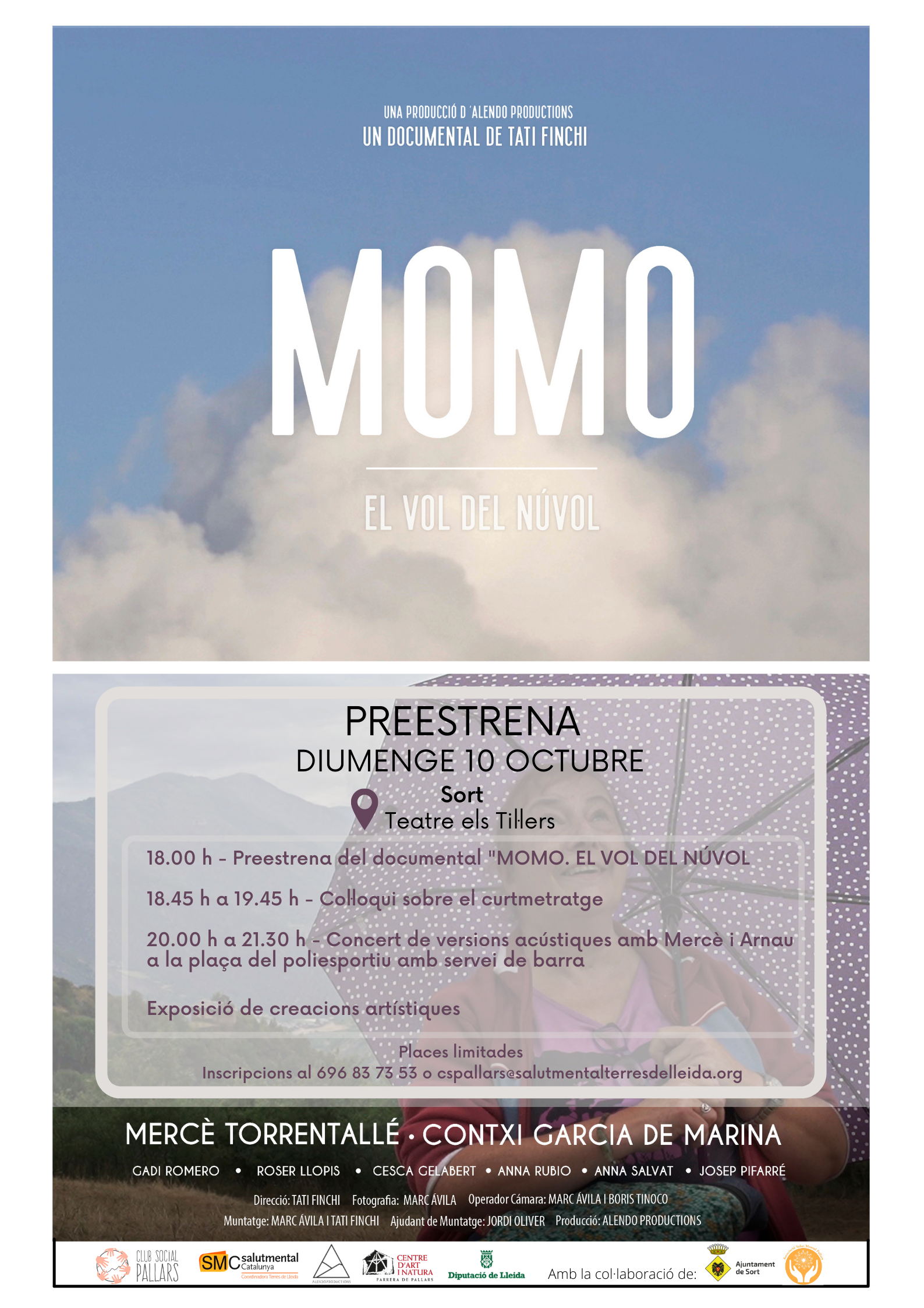 PREESTRENA DOCUMENTAL “MOMO – EL VOL DEL NÚVOL