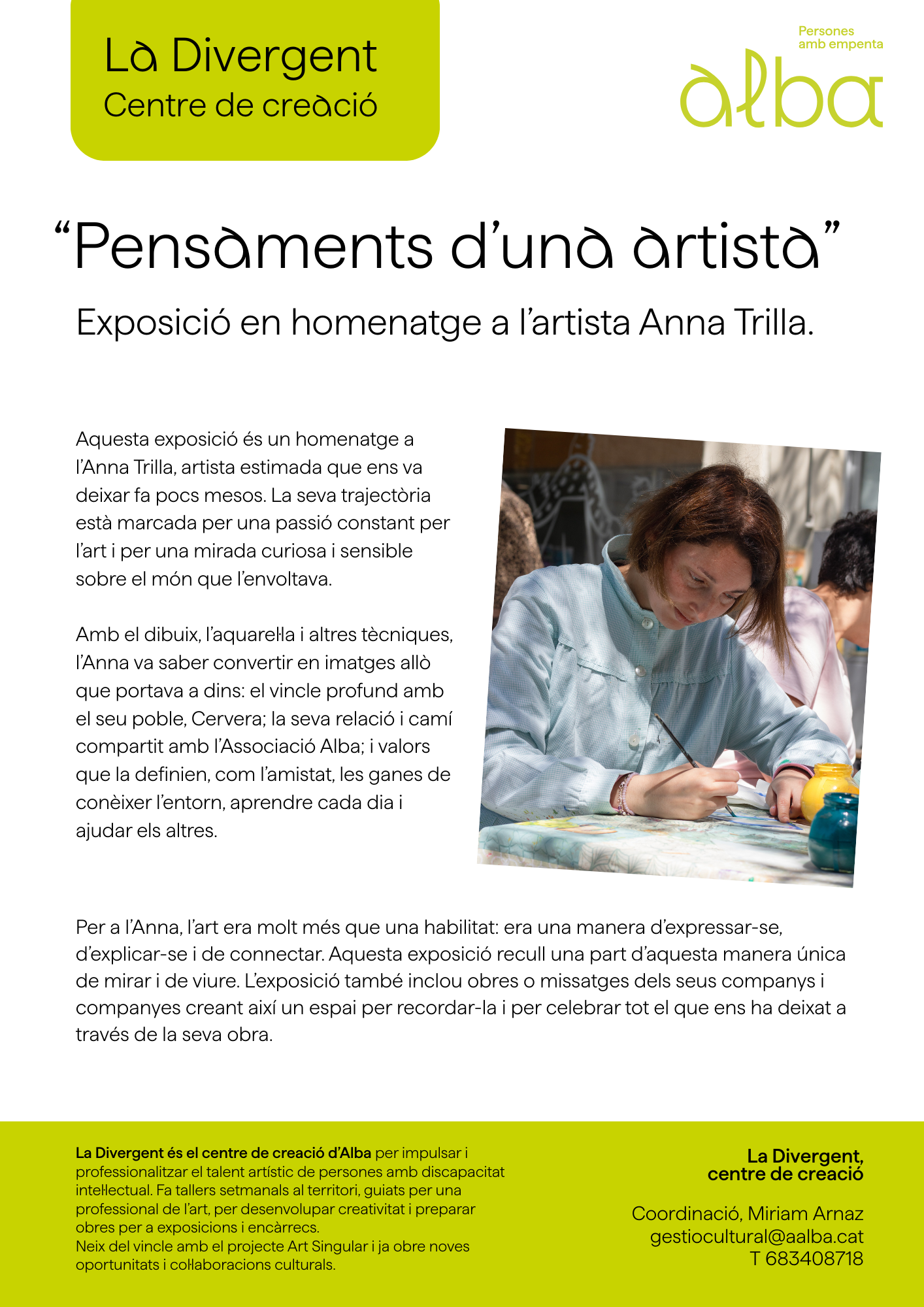Pensaments d'una artista