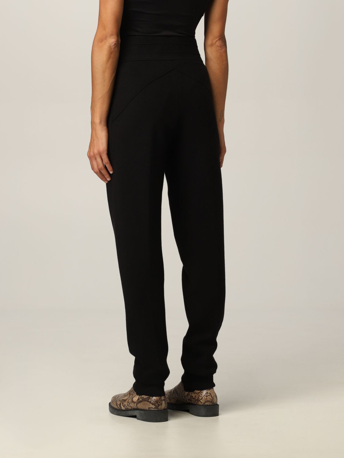 TWINSET pantalón punto roma color negro - 2