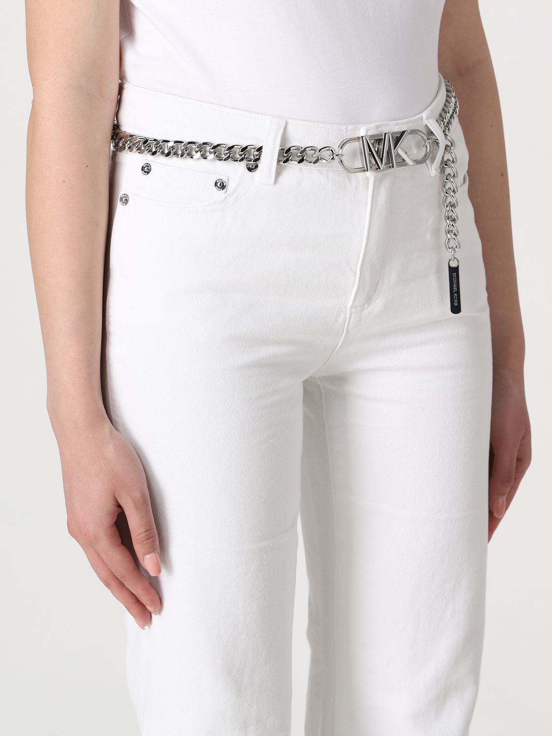 MICHAEL KORS pantalón bootcut color blanco