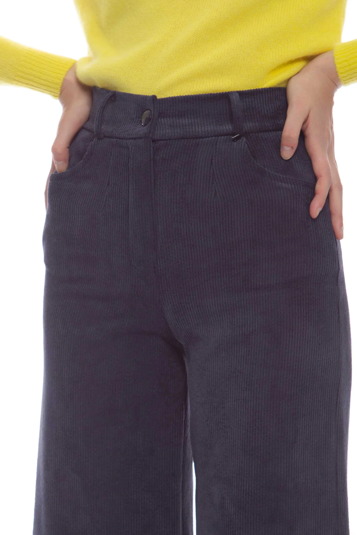 KOCCA pantalón ancho en pana color azul - 3