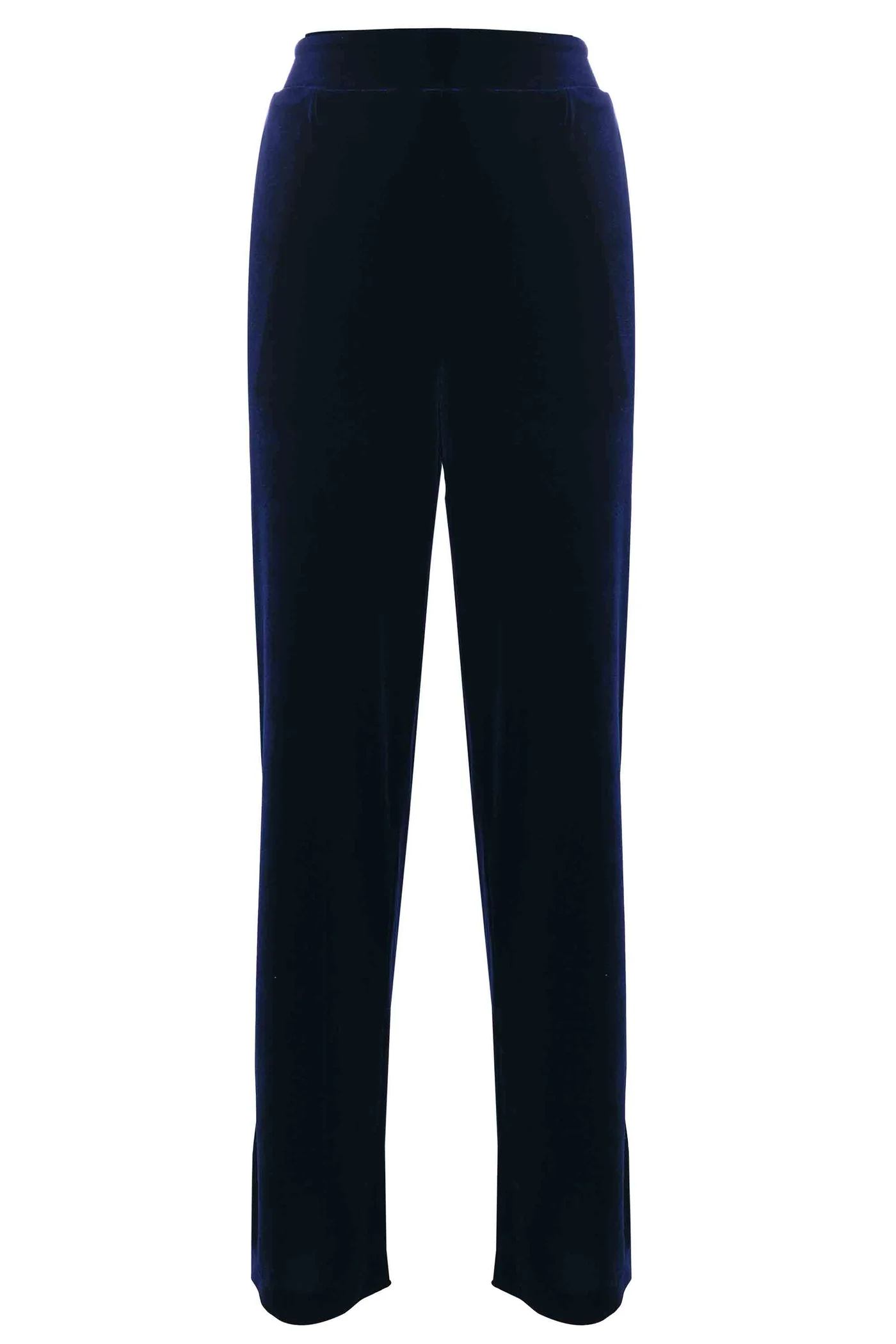 KOCCA pantalón ancho con terciopelo azul noche - 5