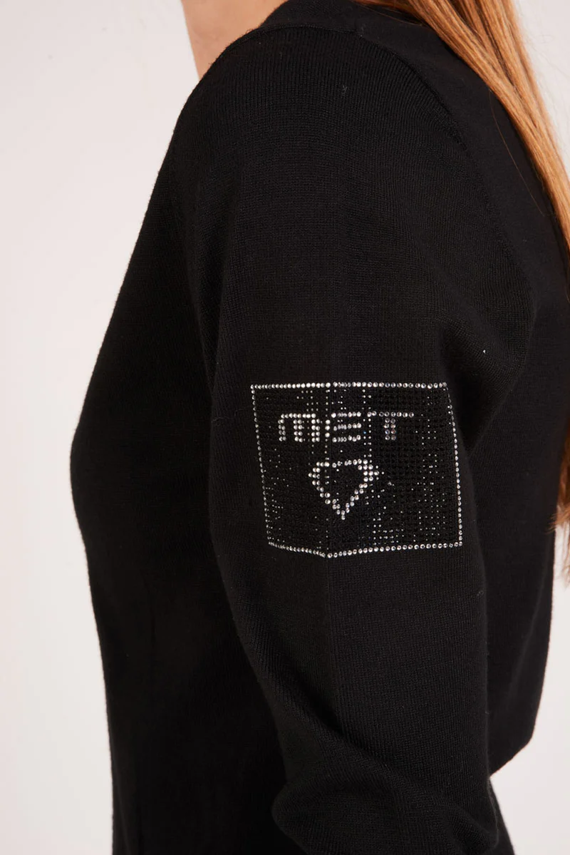 MET jersey con logo en la manga color negro - 3