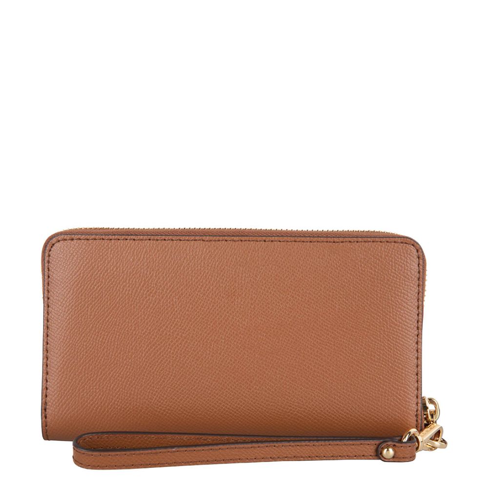 MICHAEL KORS cartera con portamóvil color camel - 2