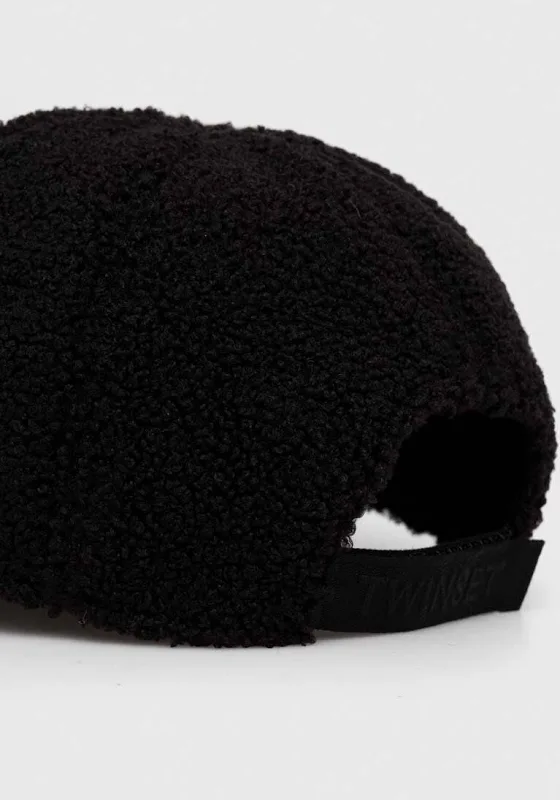 TWINSET gorra en borreguillo color negro - 3