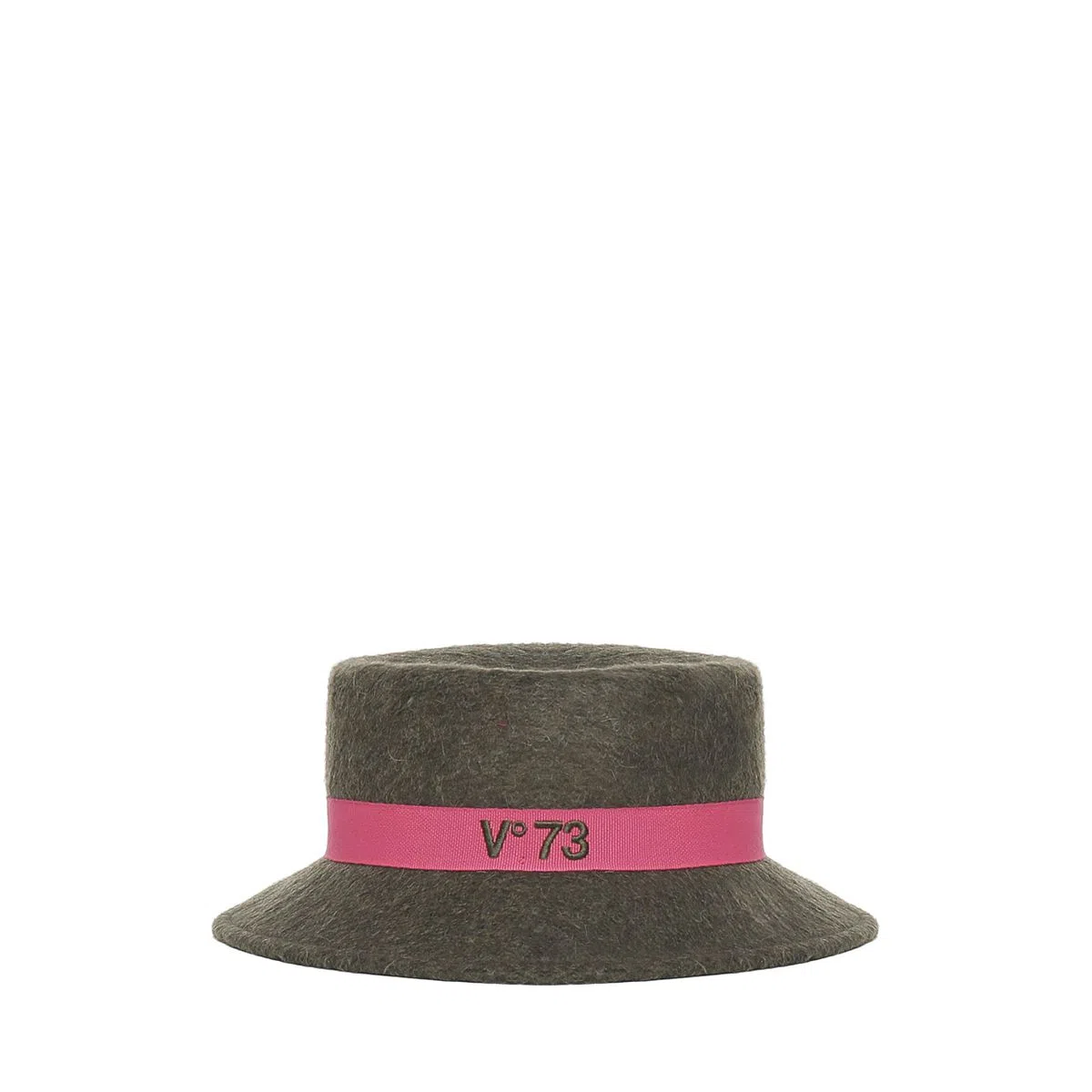 Vº73 sombrero en fieltro color verde - 1