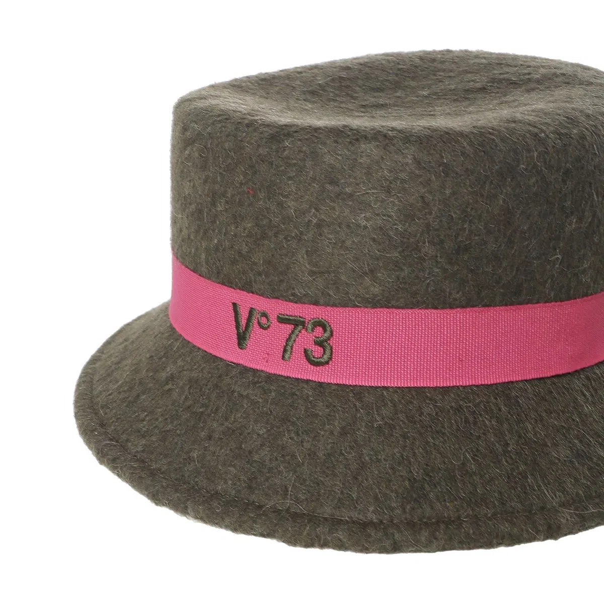 Vº73 sombrero en fieltro color verde - 4