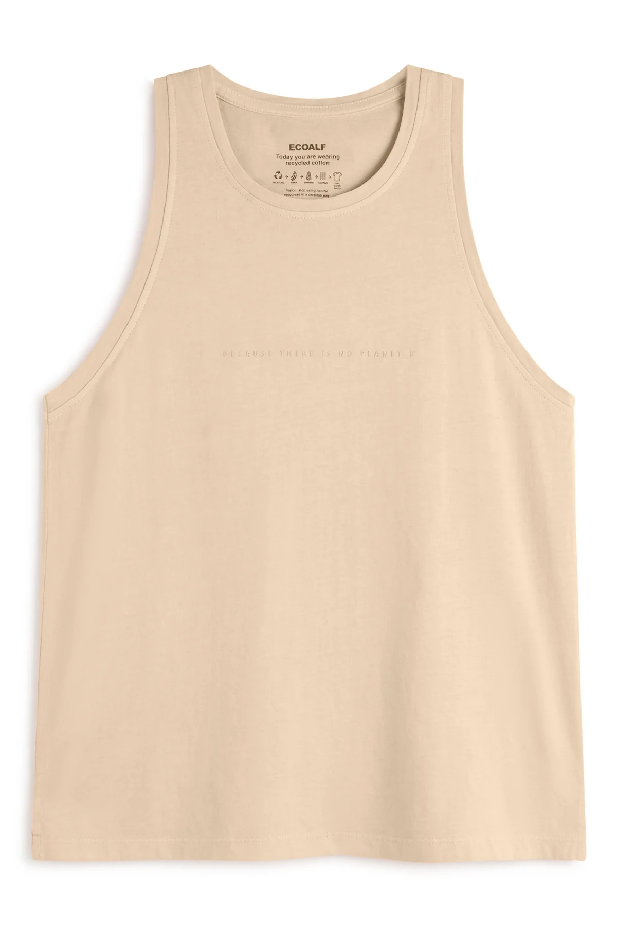ECOALF camiseta sin mangas color camel - 4