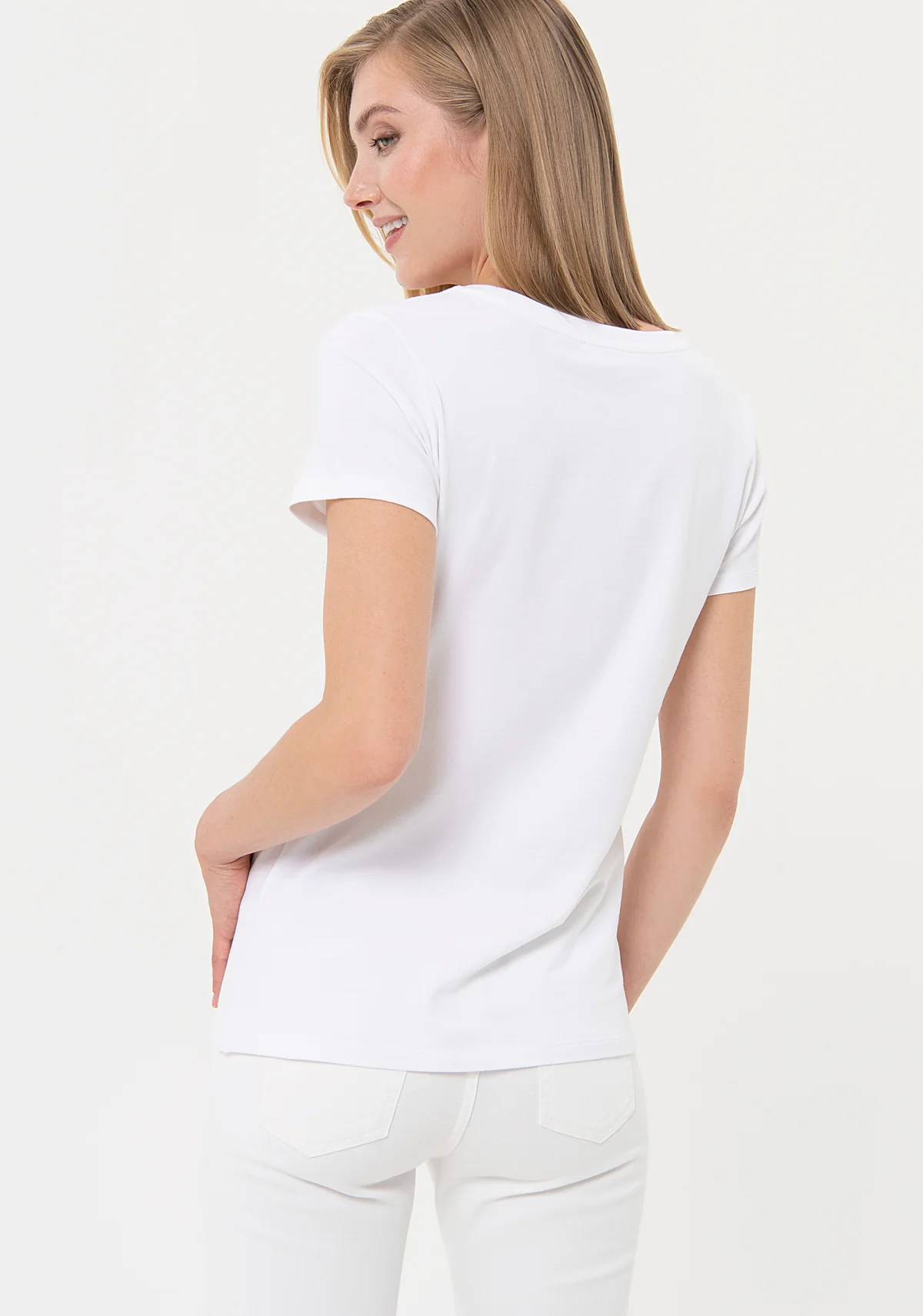 FRACOMINA camiseta manga corta blanco "BELLA" - 2