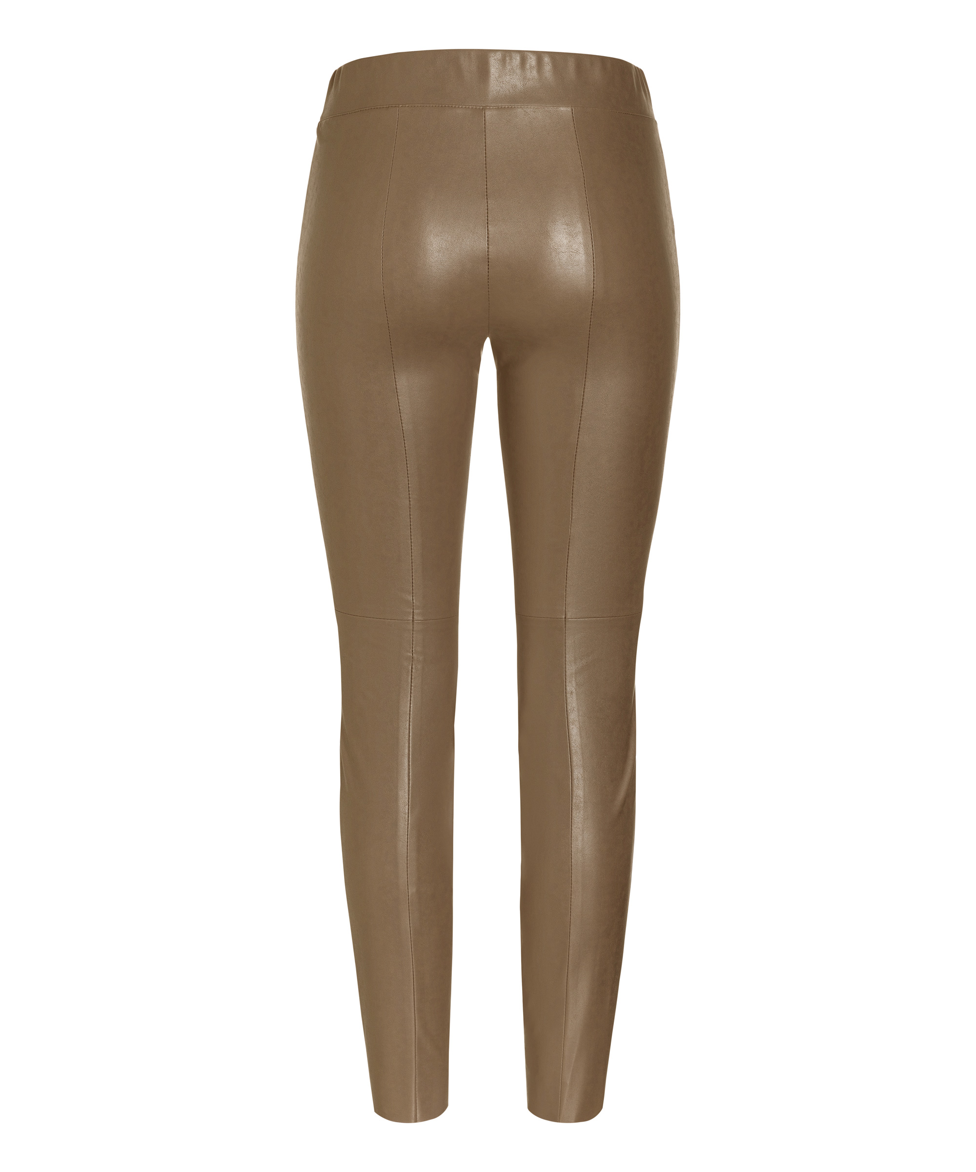 CAMBIO pantalón ecopiel camel - 2