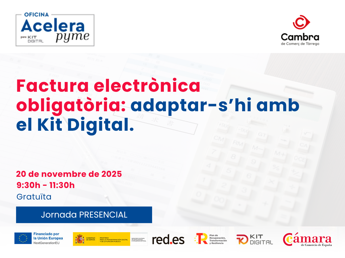 Factura electrónica obligatoria: adáptate con el Kit Digital