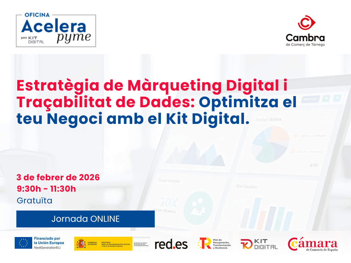 Estratègia de Màrqueting Digital i Traçabilitat de Dades: Optimitza el teu Negoci amb el Kit Digital