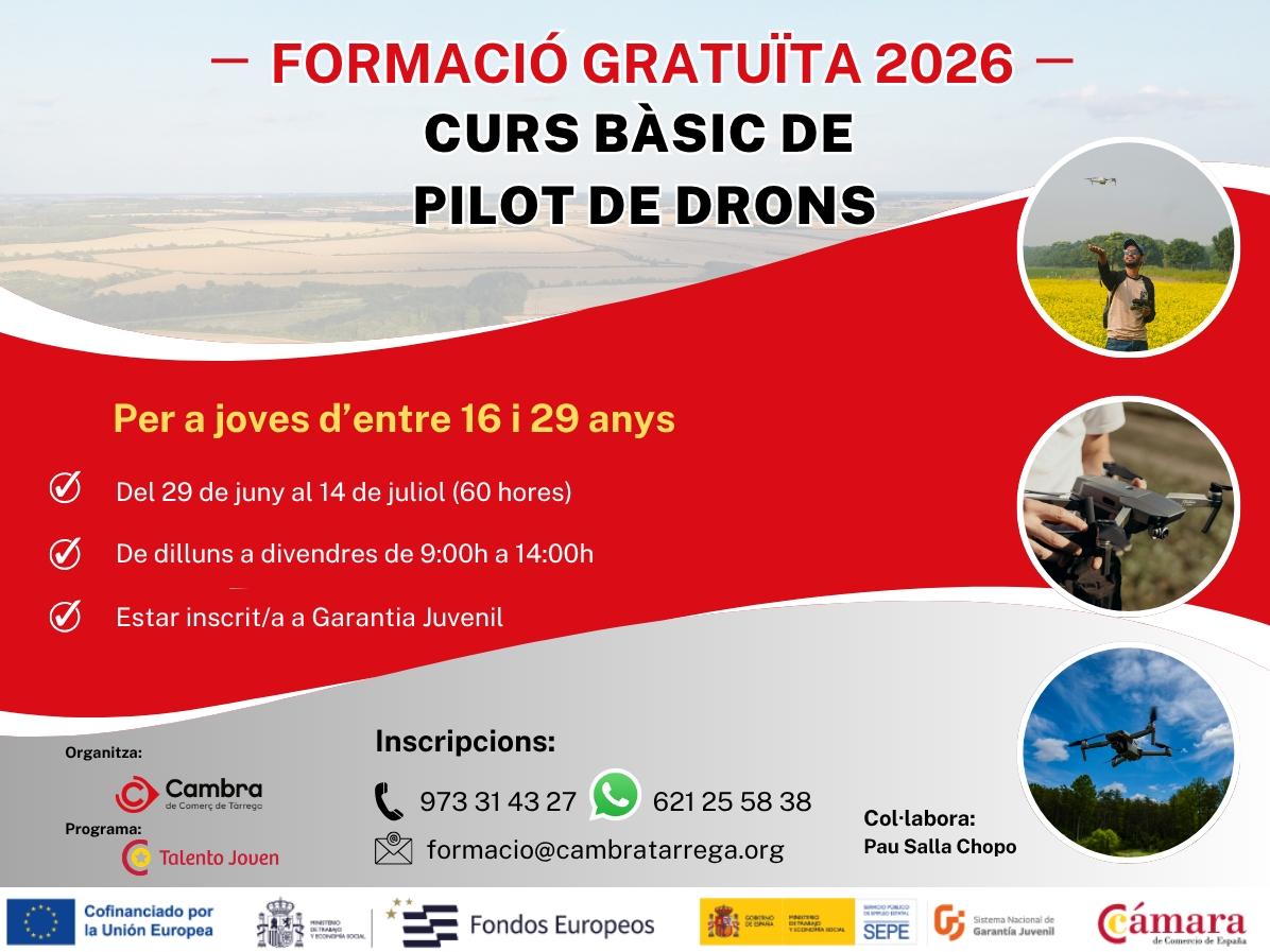 Curs bàsic de pilot de drons