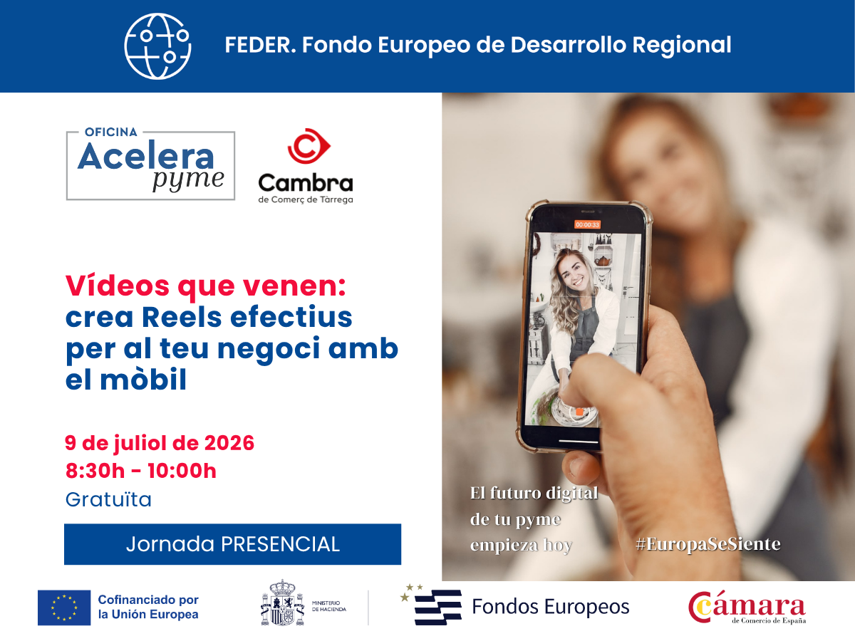 Vídeos que venen: crea Reels efectius per al teu negoci amb el mòbil