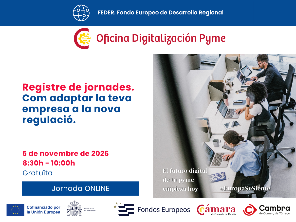 Registre de jornades. Com adaptar la teva empresa a la nova regulació.