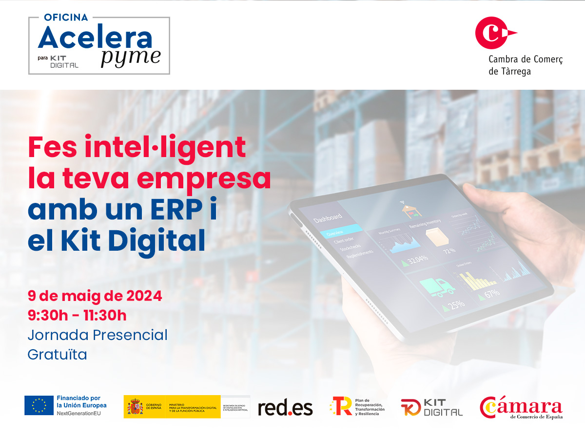 Haz inteligente tu empresa con un ERP y el Kit Digital