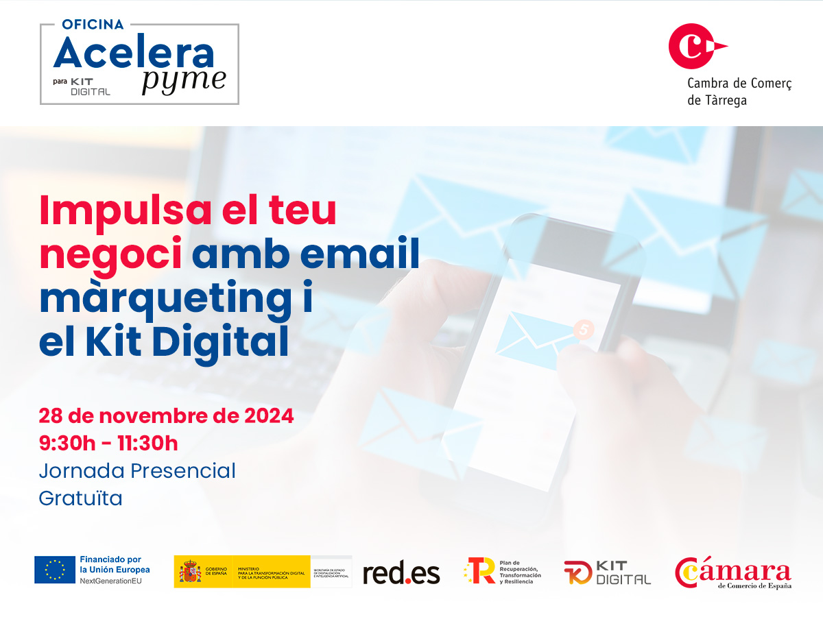 Impulsa el teu negoci amb email marketing i el Kit Digital