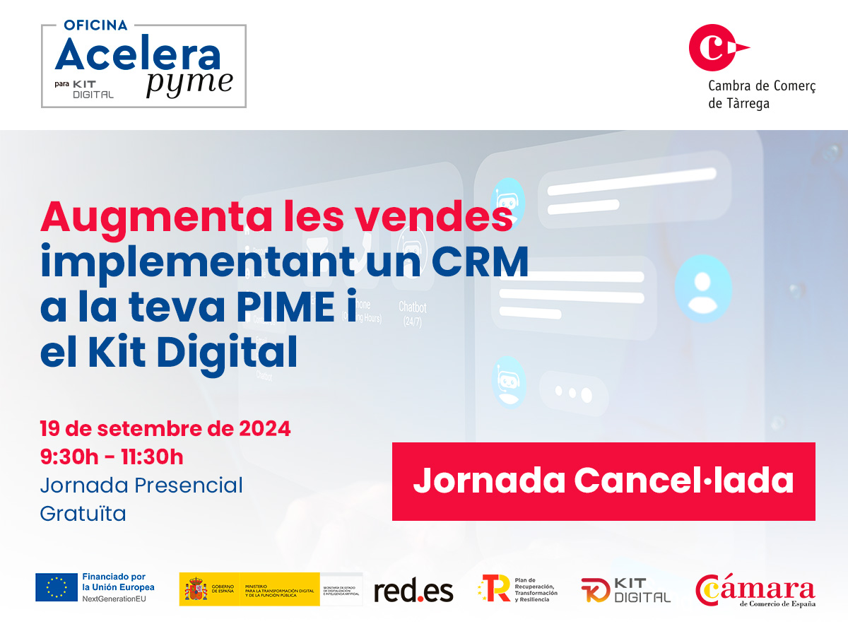 Augmenta les vendes implementant un CRM a la teva PIME amb el Kit Digital