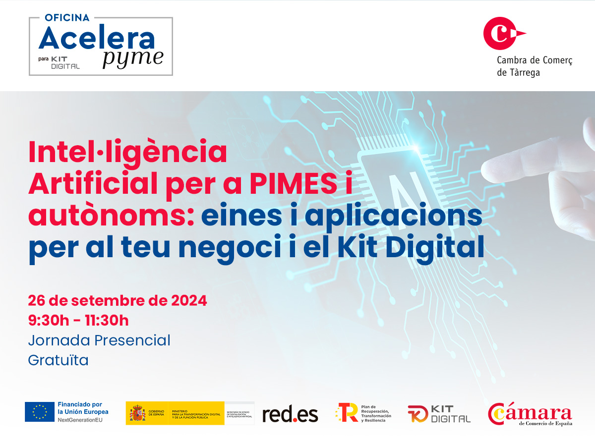 Inteligencia Artificial para PYMES y Autónomos: herramientas y aplicaciones para tu negocio y el Kit Digital