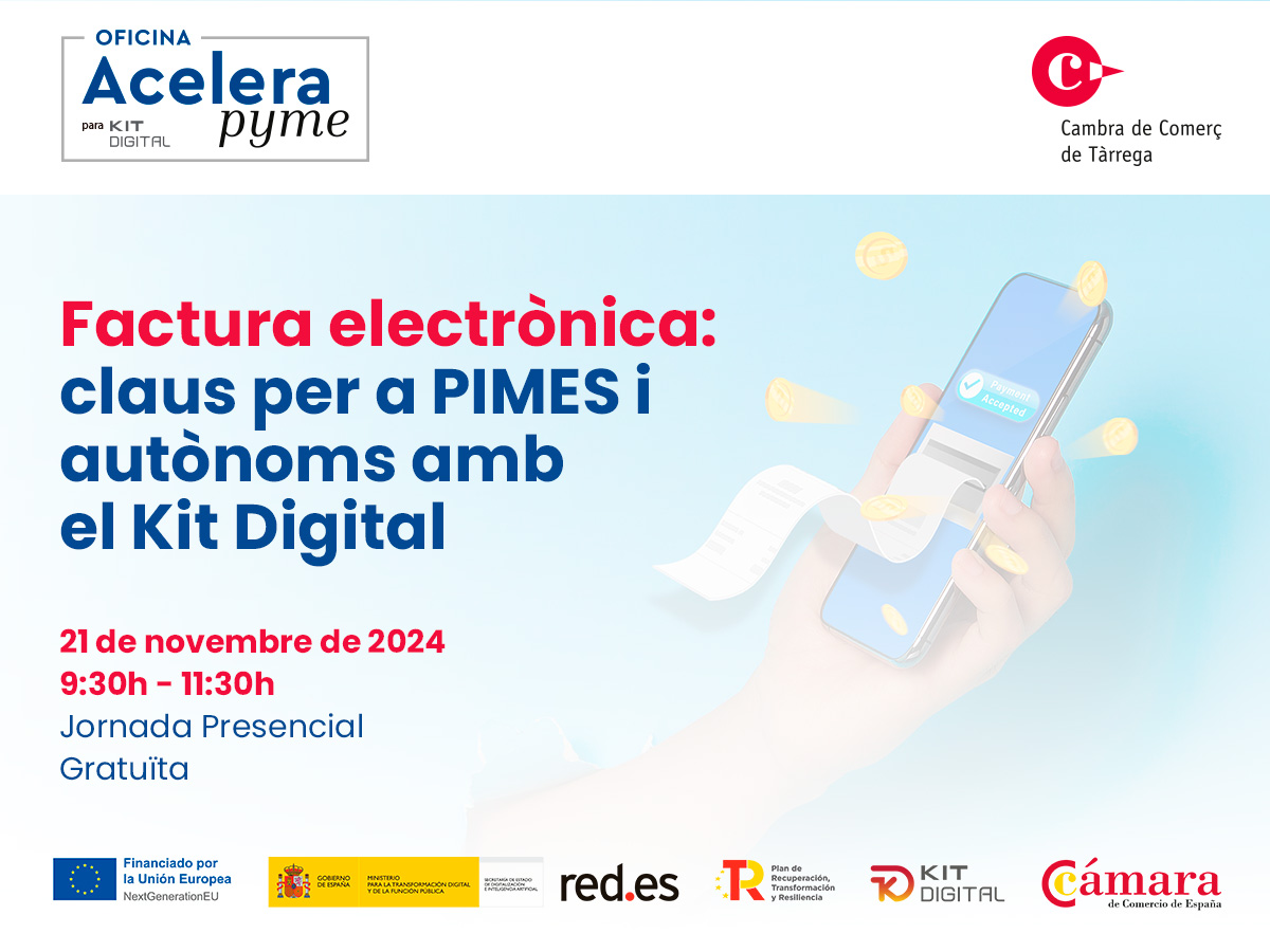 Factura electrónica: claves para PYMES y autónomos con el Kit Digital