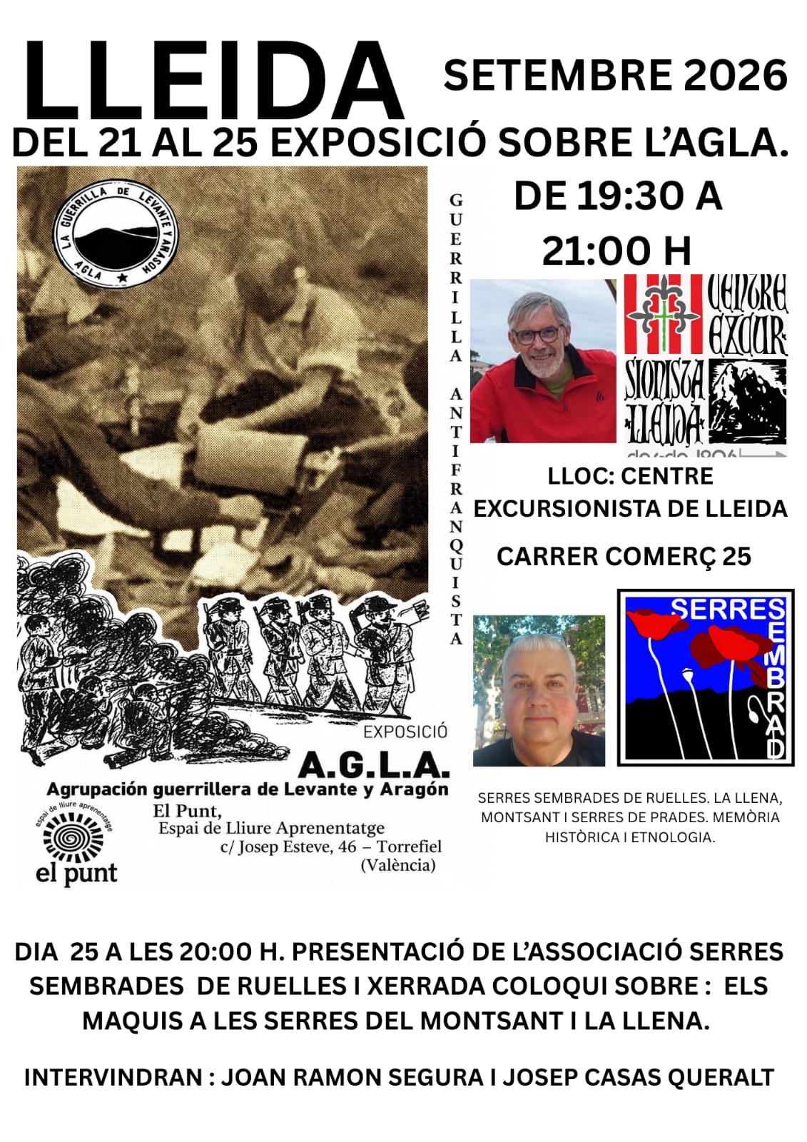 XERRADA COL.LOQUI: ELS MAQUIS A LES SERRES DEL MONTSANT i de LA LLENA
