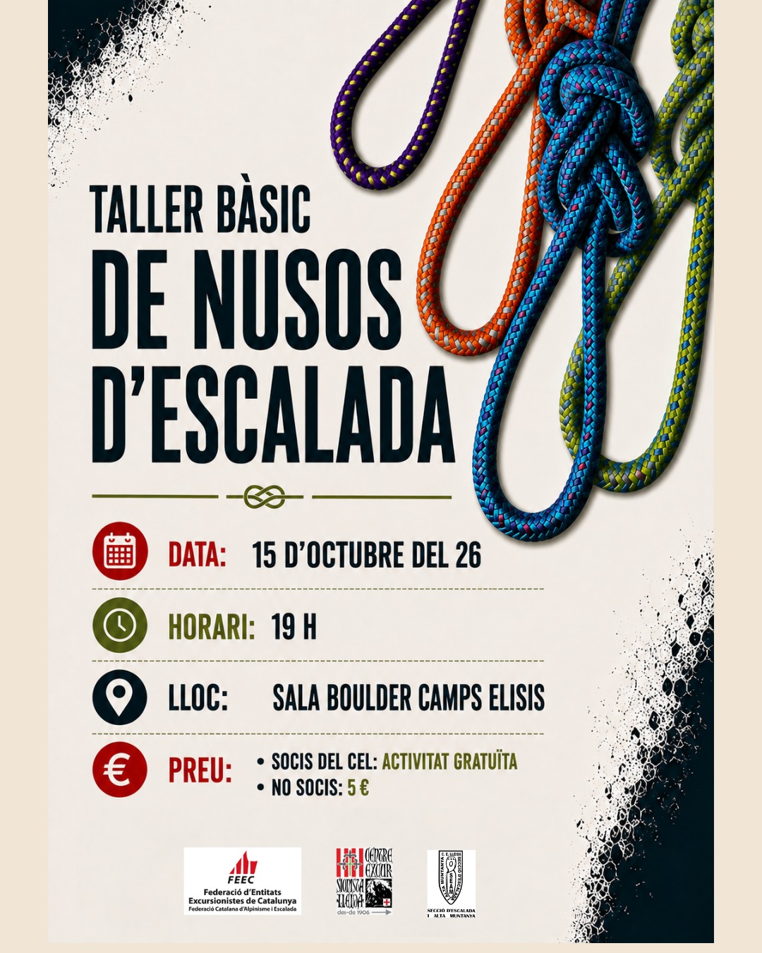 Taller de Nudos de Escalada